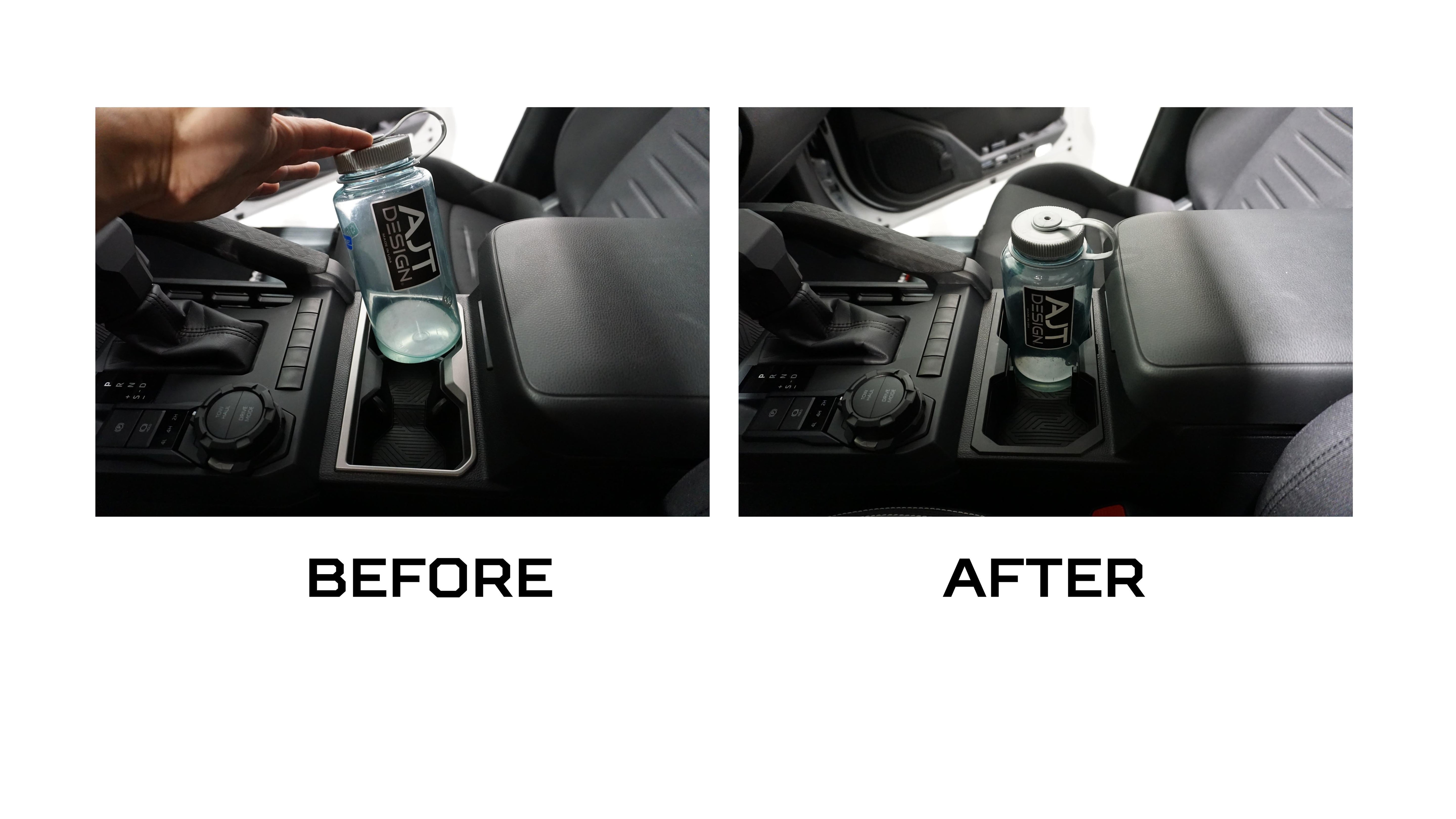 Oversize Cup Holder (For 2024+ Tacoma) - WHITE/BLACK