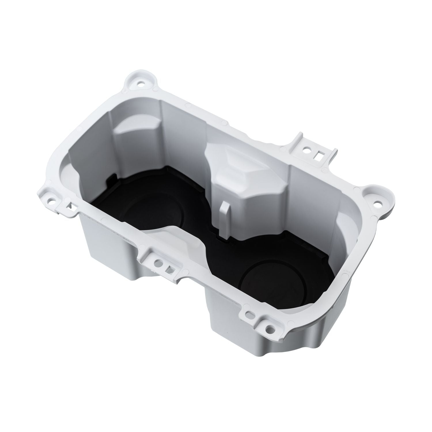 Oversize Cup Holder with Tray (For 2016-2023 Tacoma) - WHITE