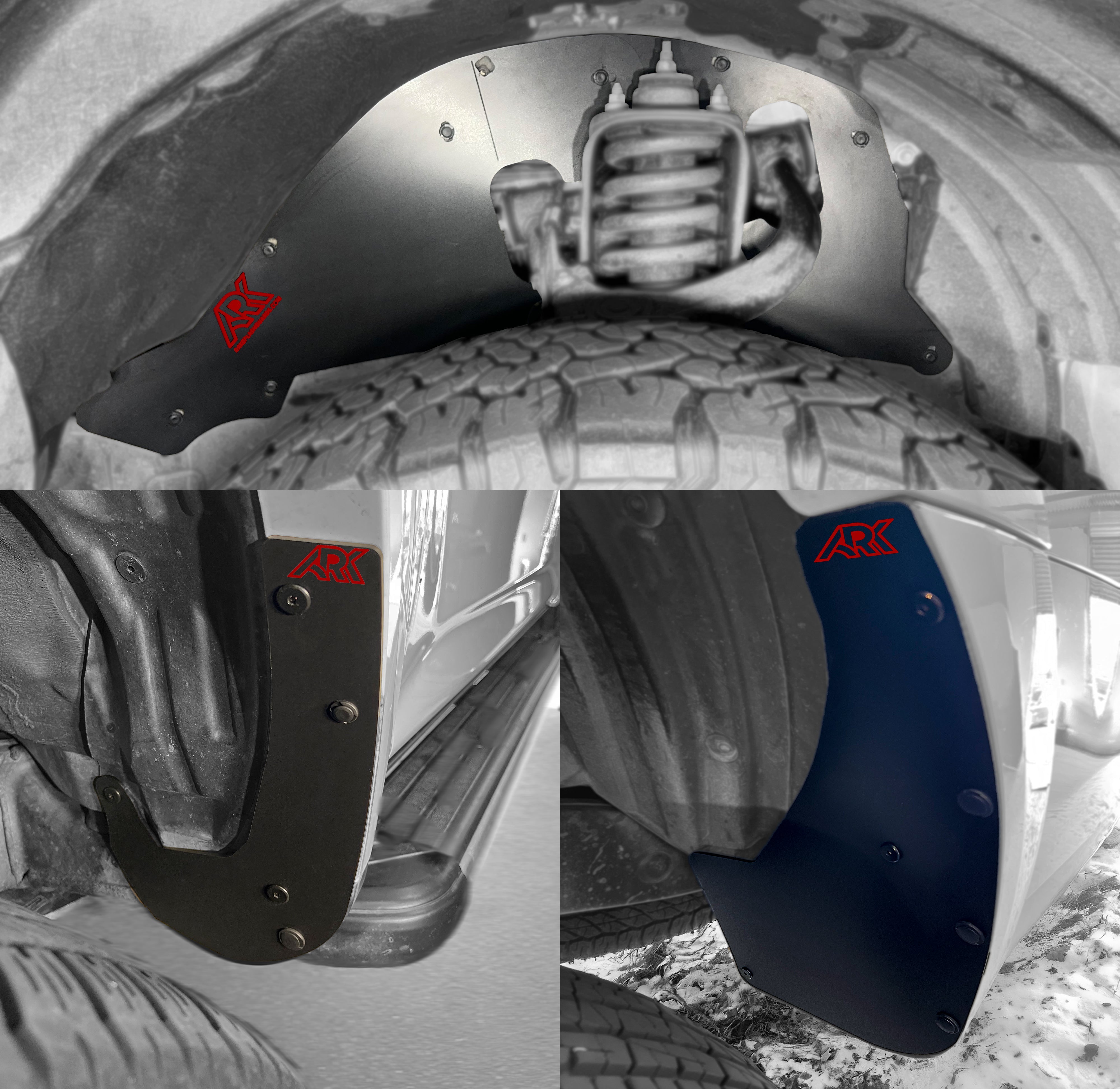 TriXpoly Splash Guards, Mud Flap & Micro Deletes For 2010-2024 Toyota 4Runner