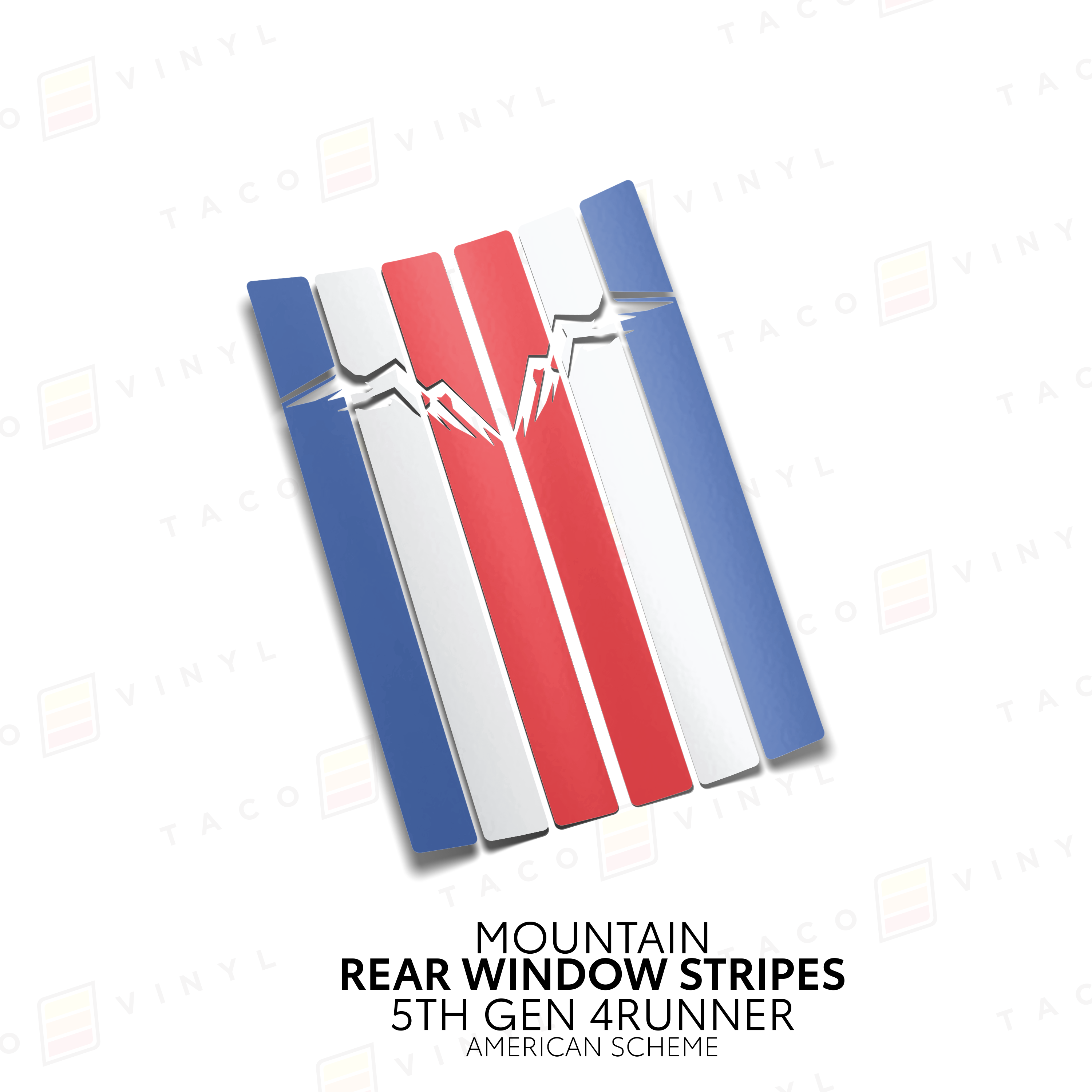Rear Window Stripes For 4Runner