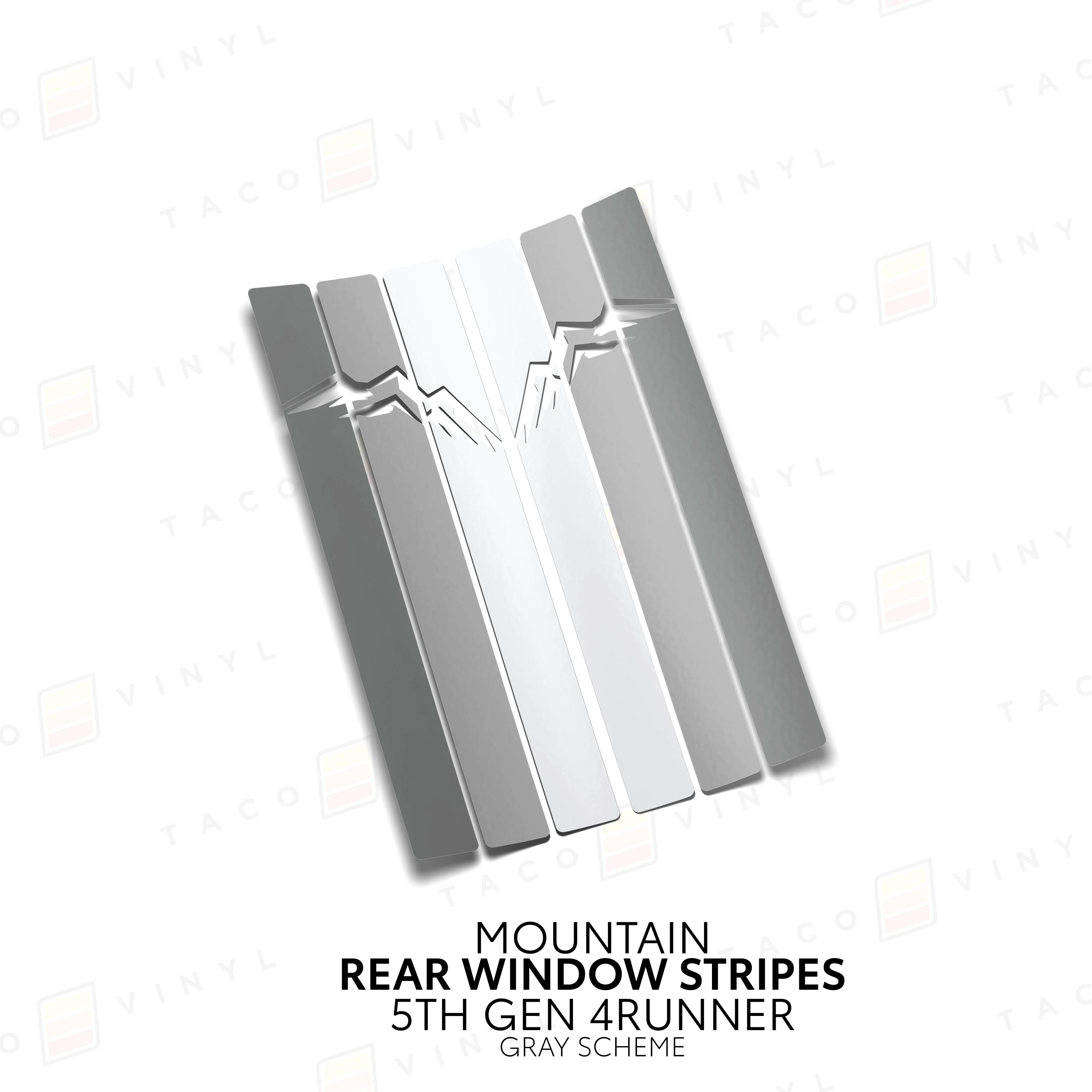 Rear Window Stripes For 4Runner