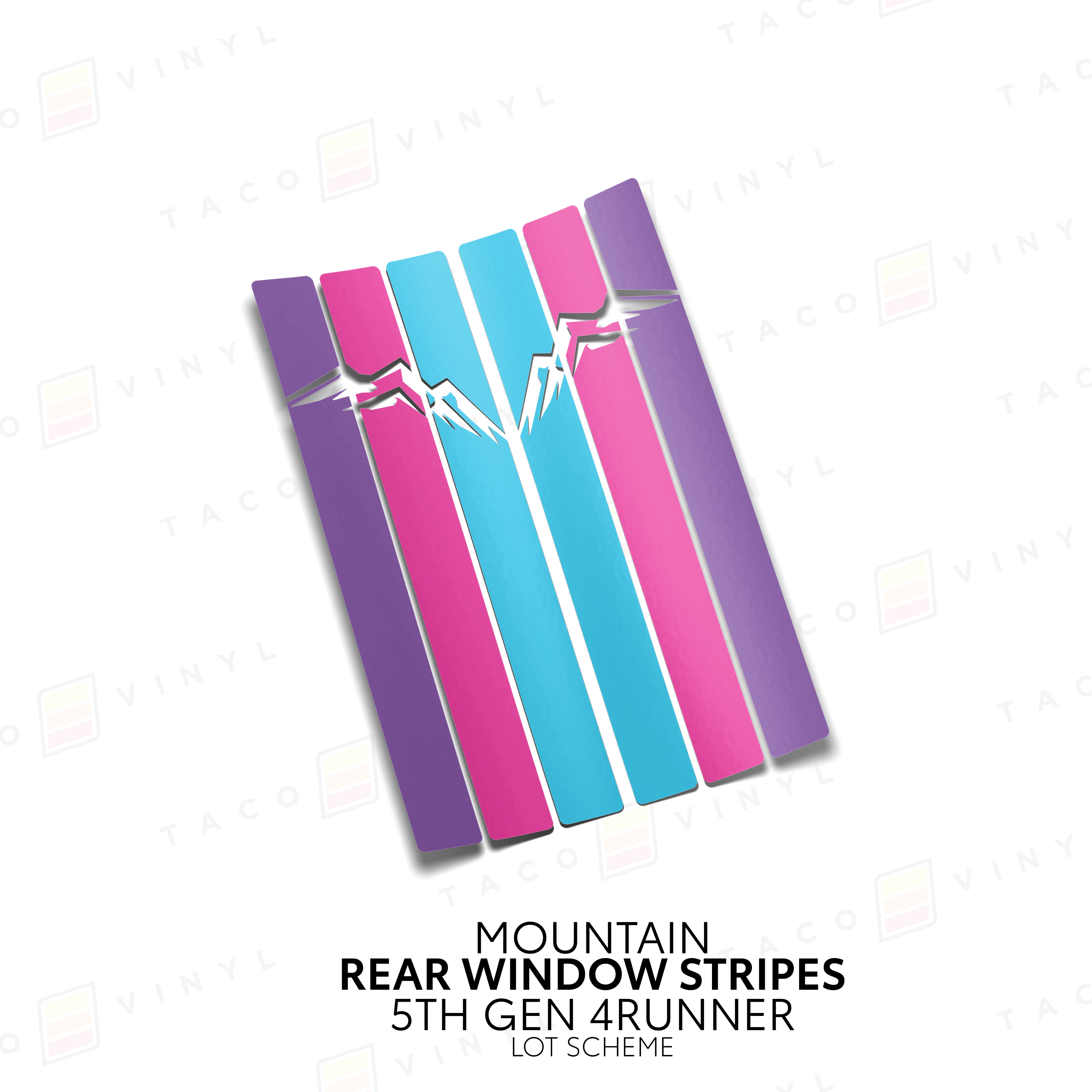 Rear Window Stripes For 4Runner