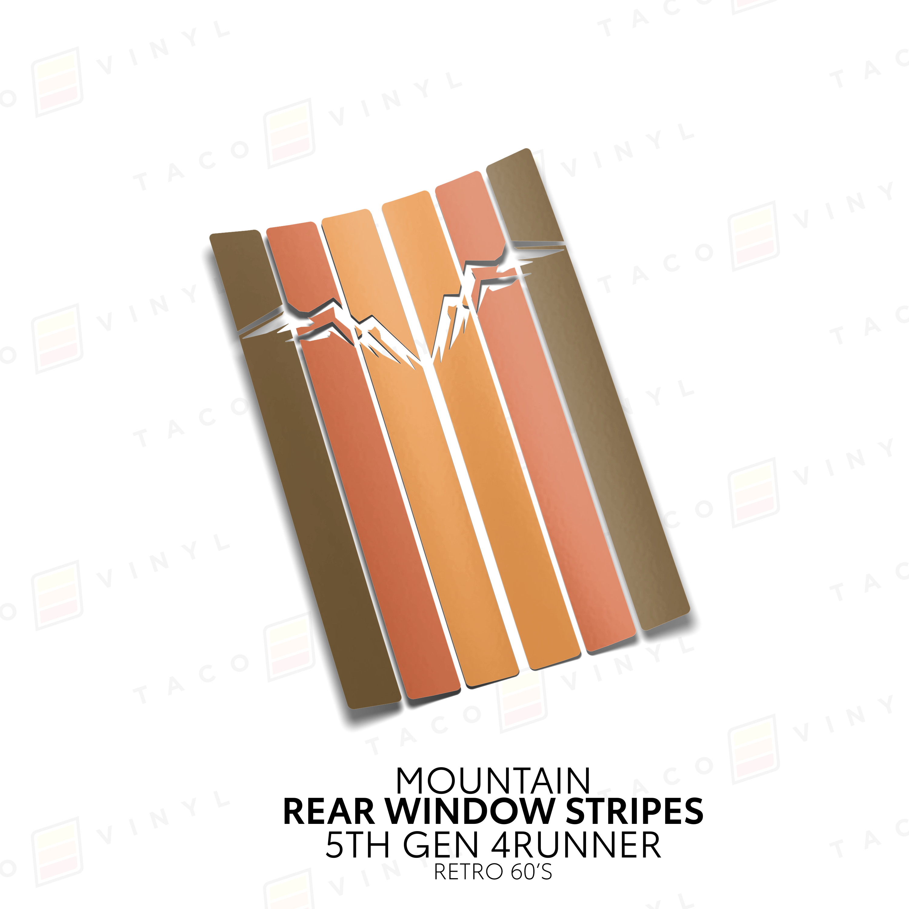 Rear Window Stripes For 4Runner
