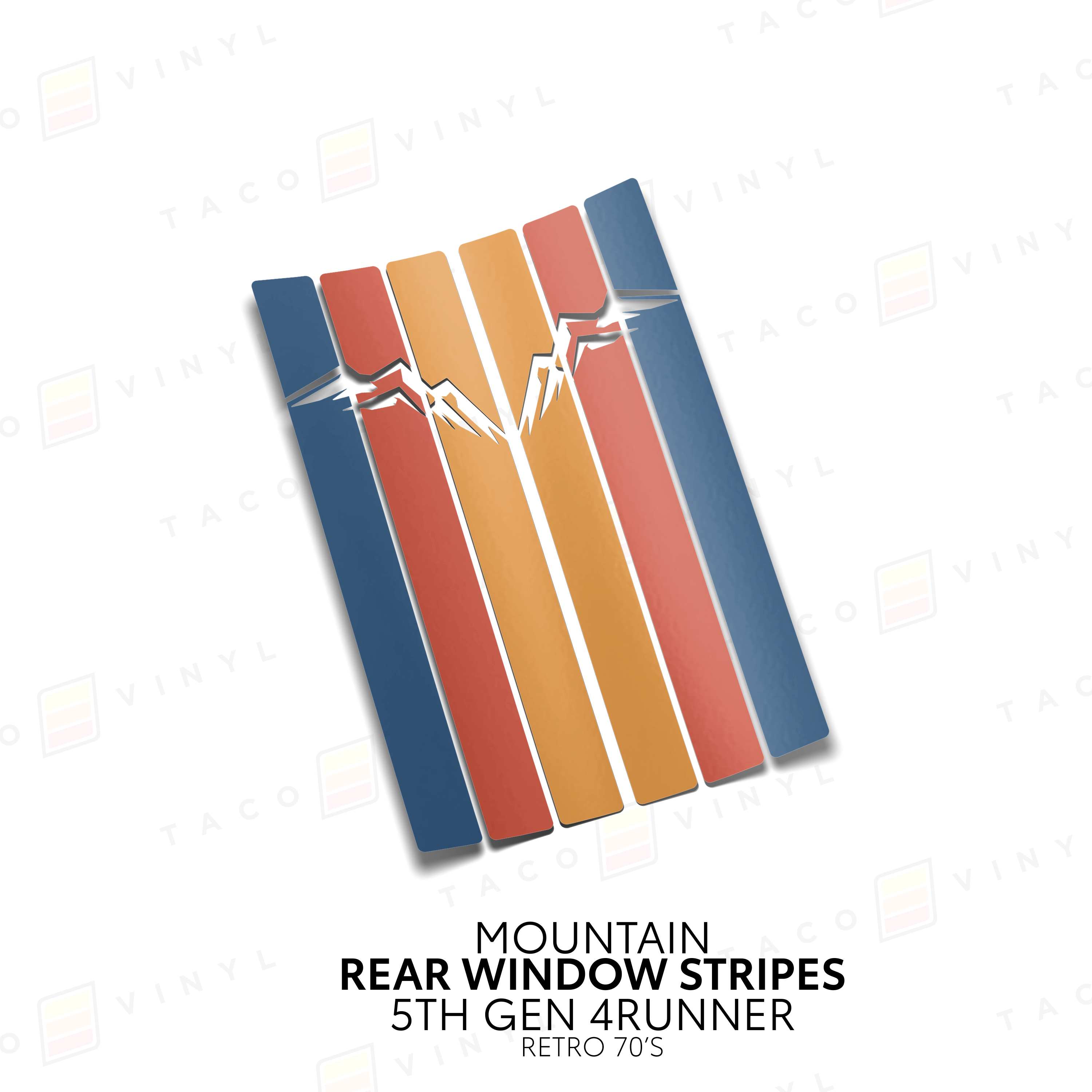 Rear Window Stripes For 4Runner