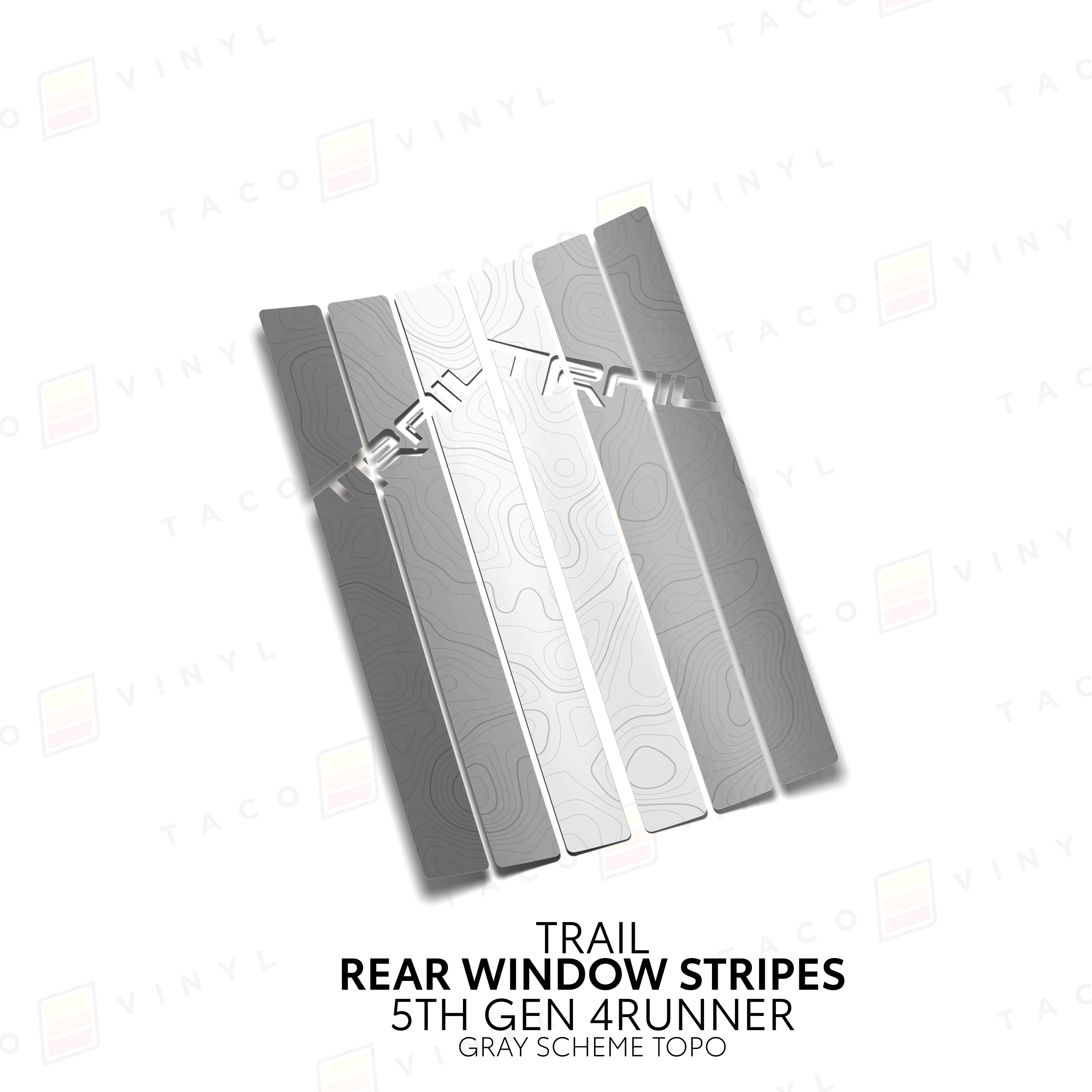 Rear Window Stripes For 4Runner