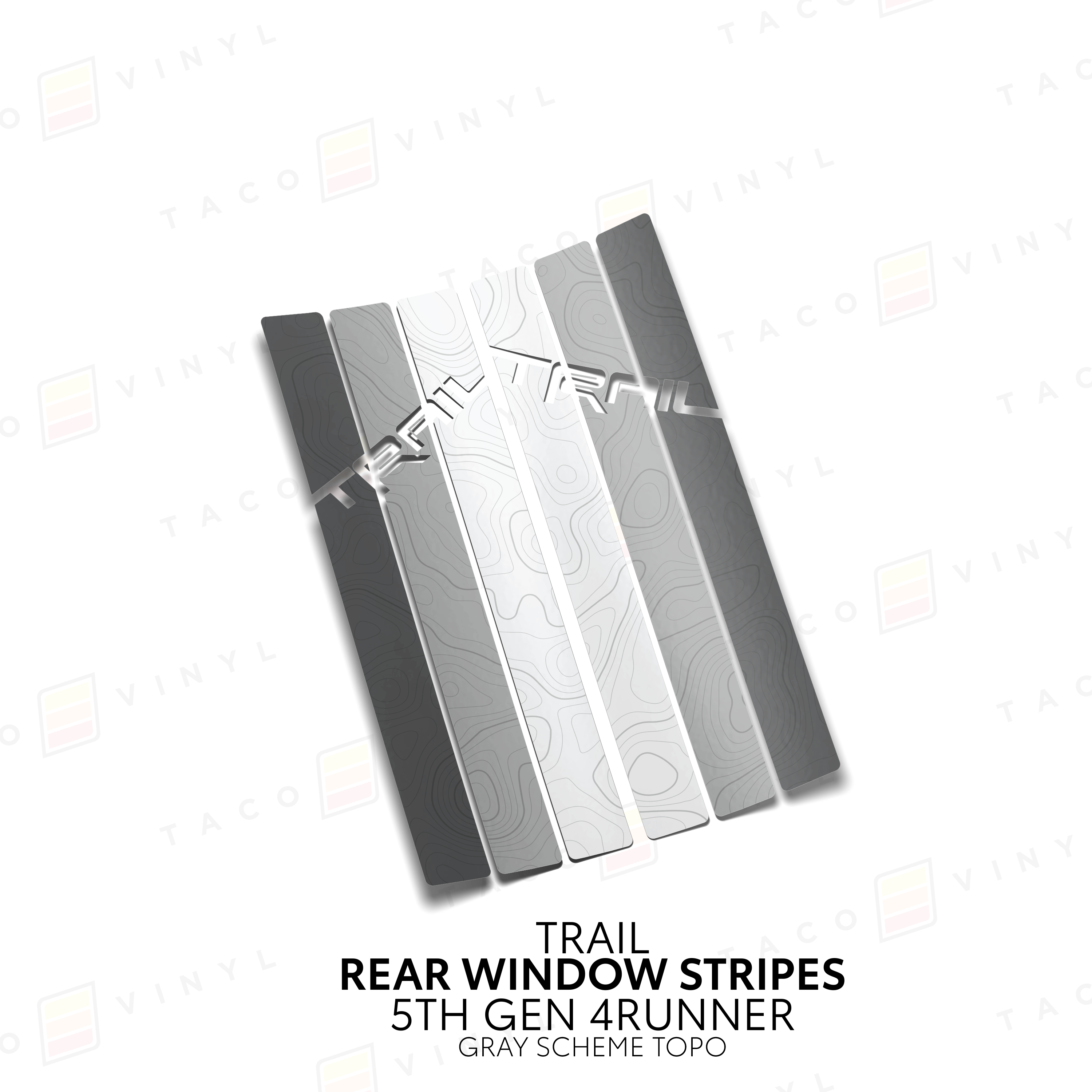 Rear Window Stripes For 4Runner