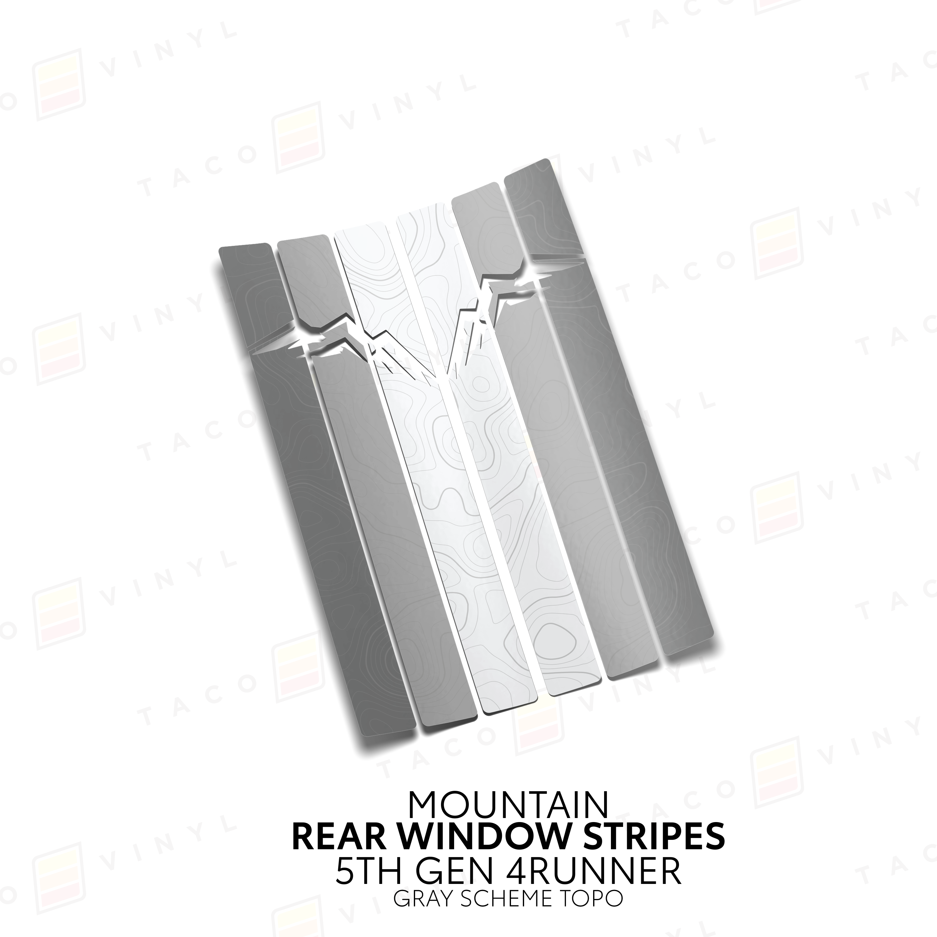 Rear Window Stripes For 4Runner