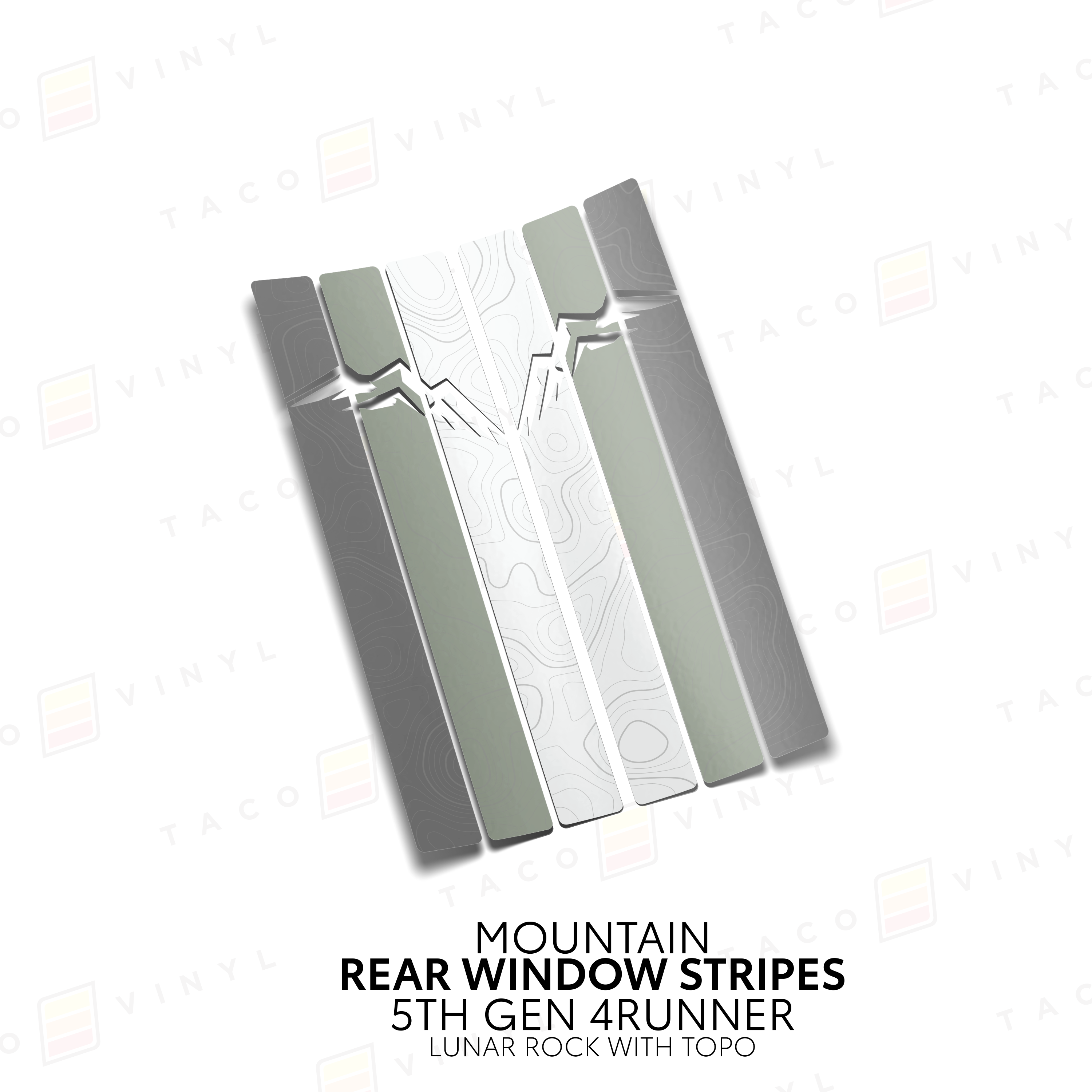 Rear Window Stripes For 4Runner