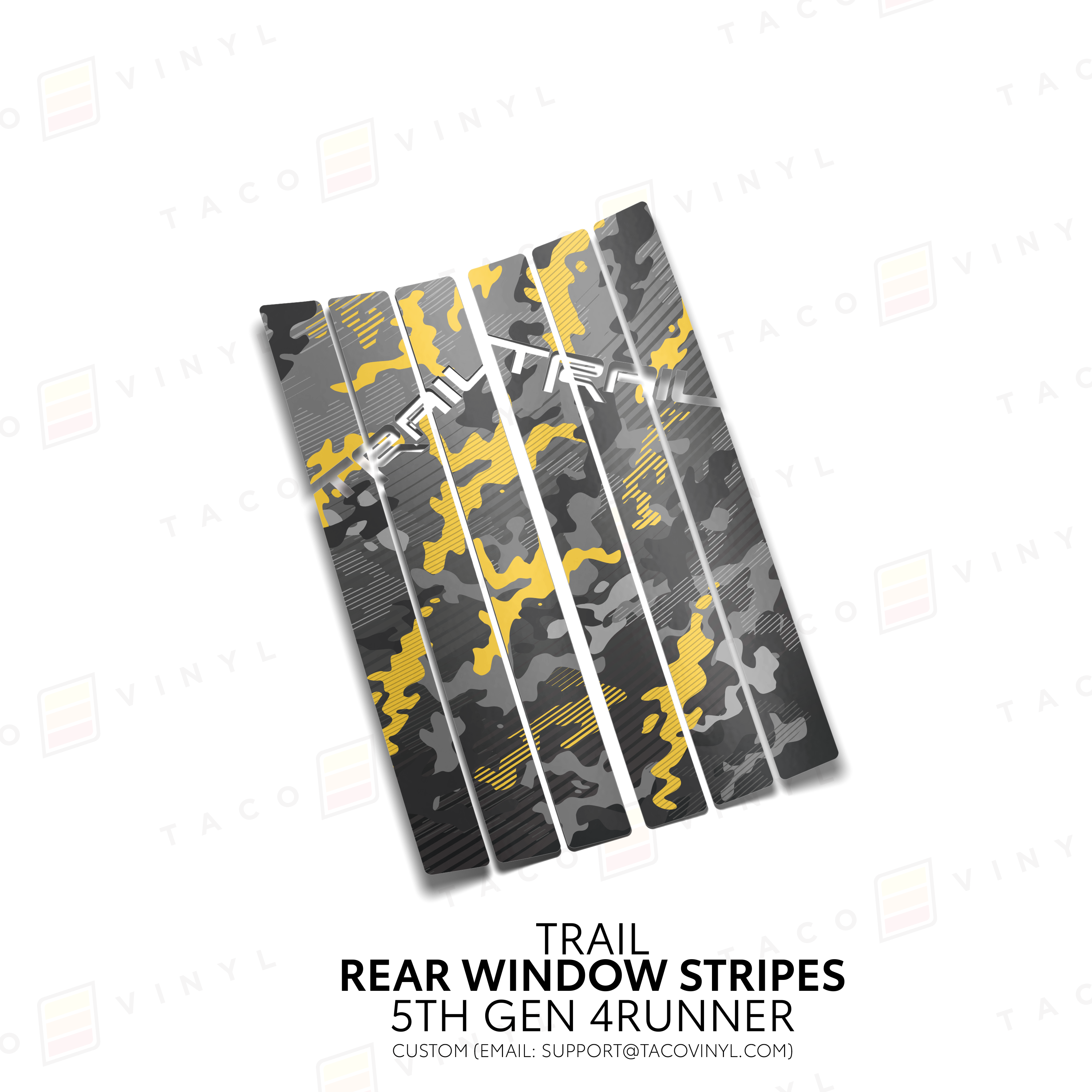 Rear Window Stripes For 4Runner