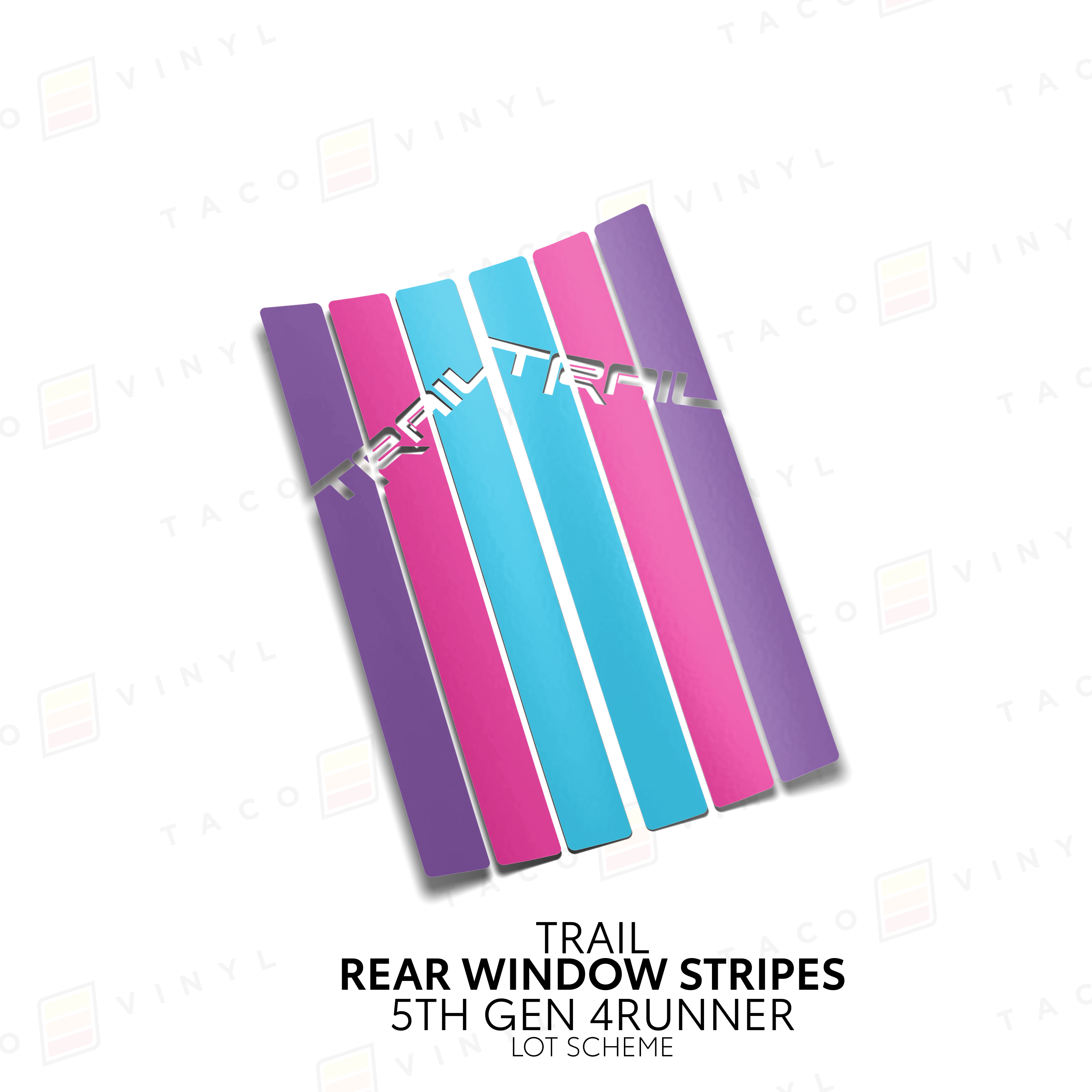Rear Window Stripes For 4Runner
