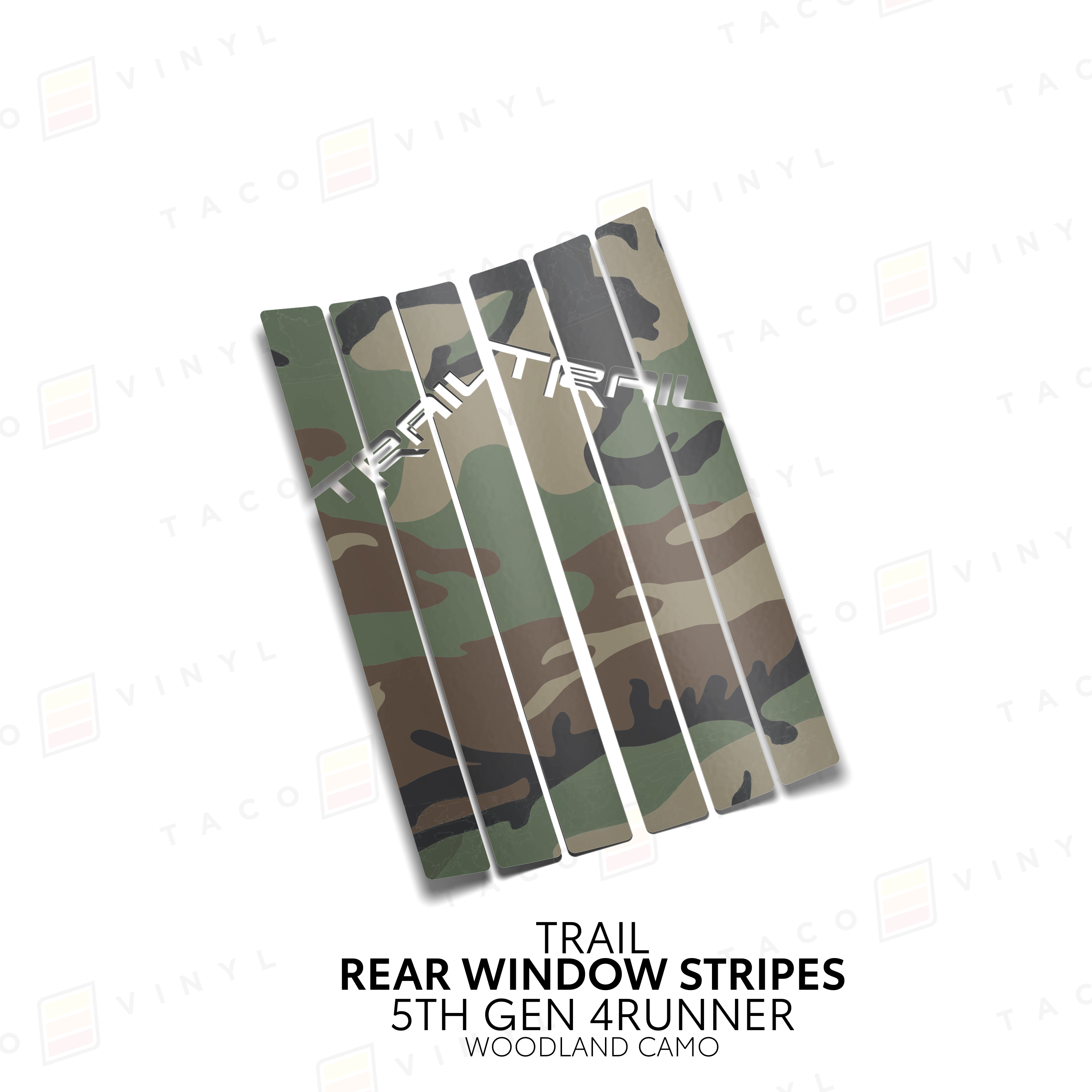 Rear Window Stripes For 4Runner