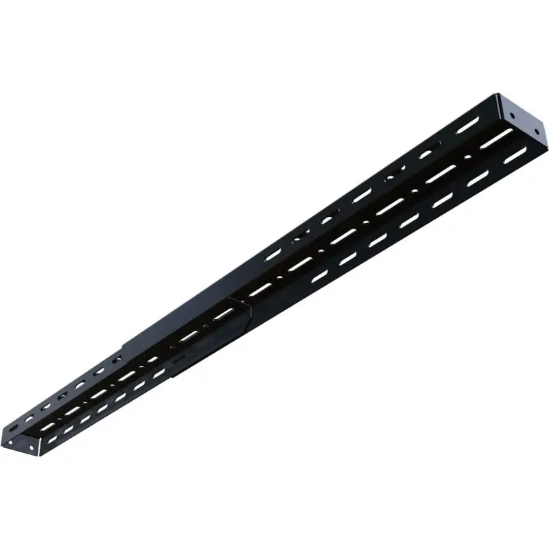 Close-up of a single 4CX Roof/Side Bar with slotted design for adjustable accessory mounting. Durable and versatile for vehicle racks.