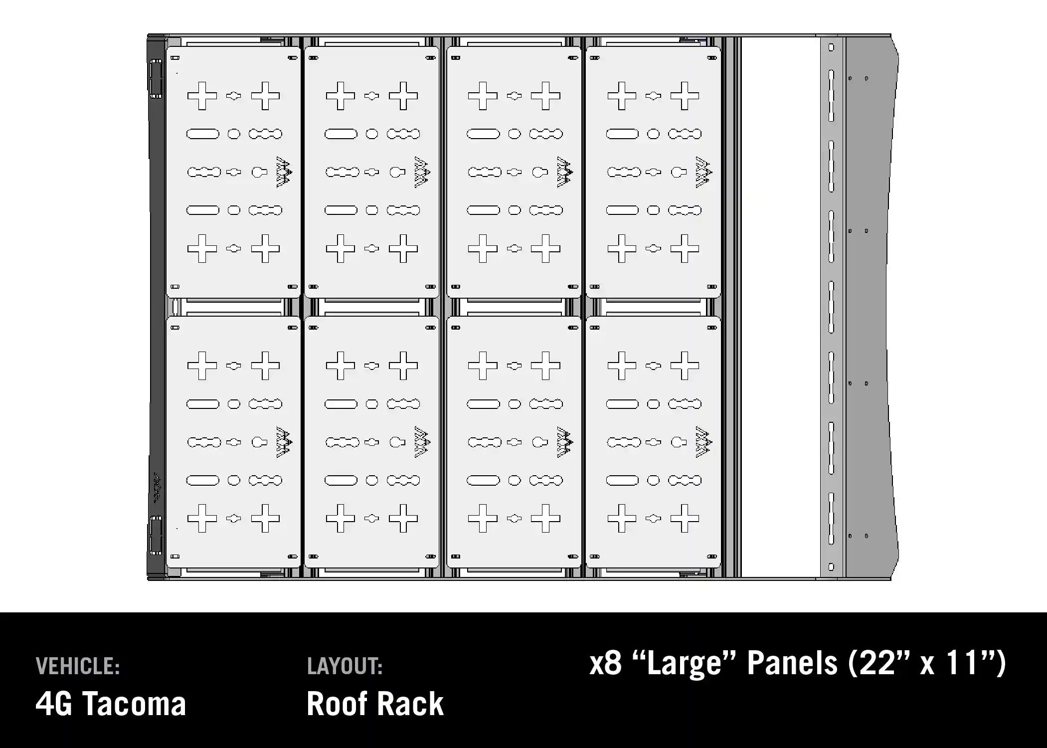 DRIFTR Roof Rack For Toyota Tacoma (2024-2025)