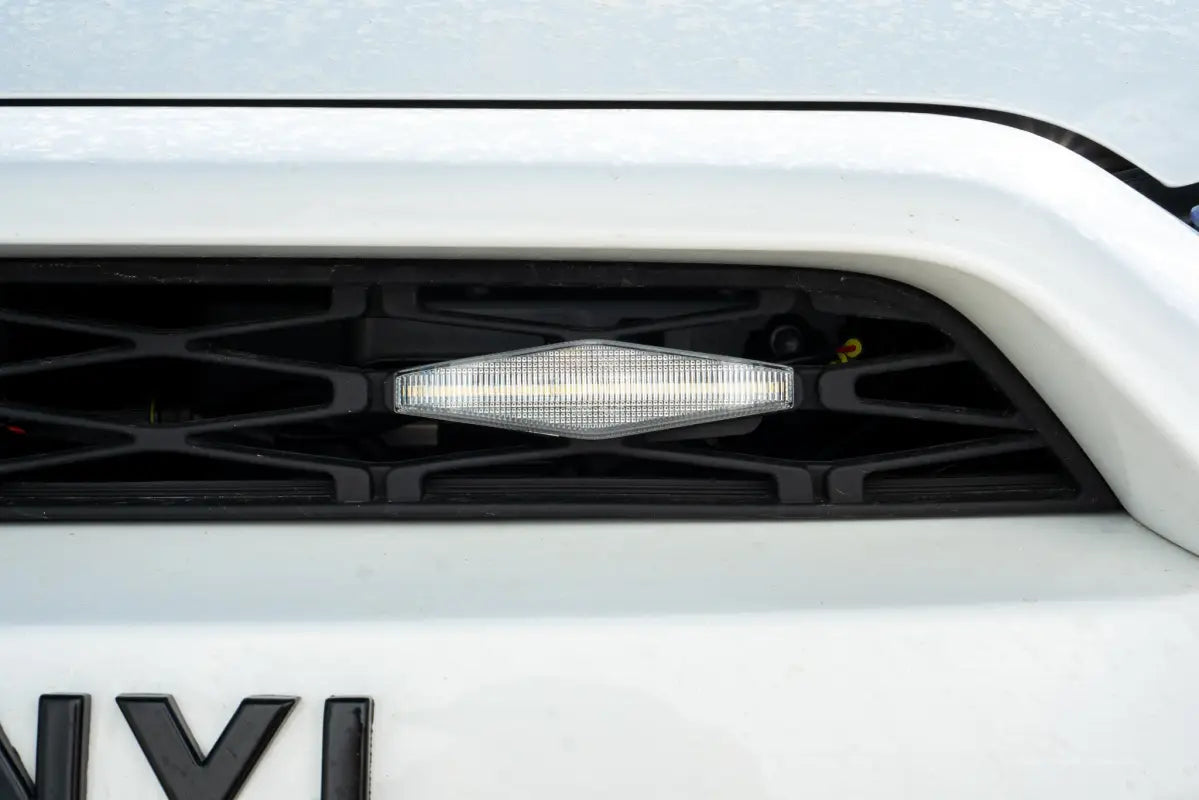 Illuminated diamond-shaped grille lights for 4Runner with quick lead time in a 3-set package