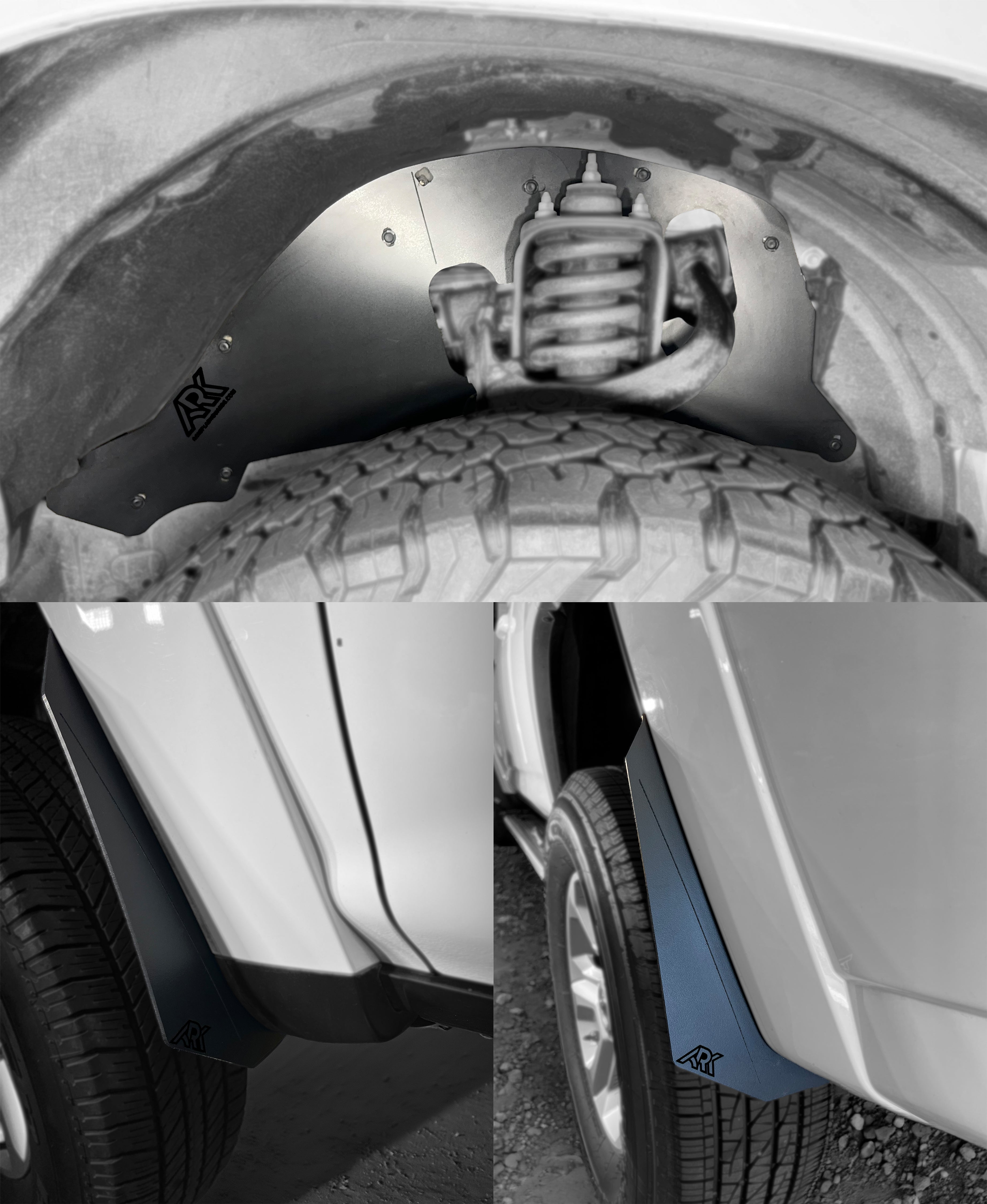 TriXpoly Splash Guards, Mud Flap & Micro Deletes For 2010-2024 Toyota 4Runner
