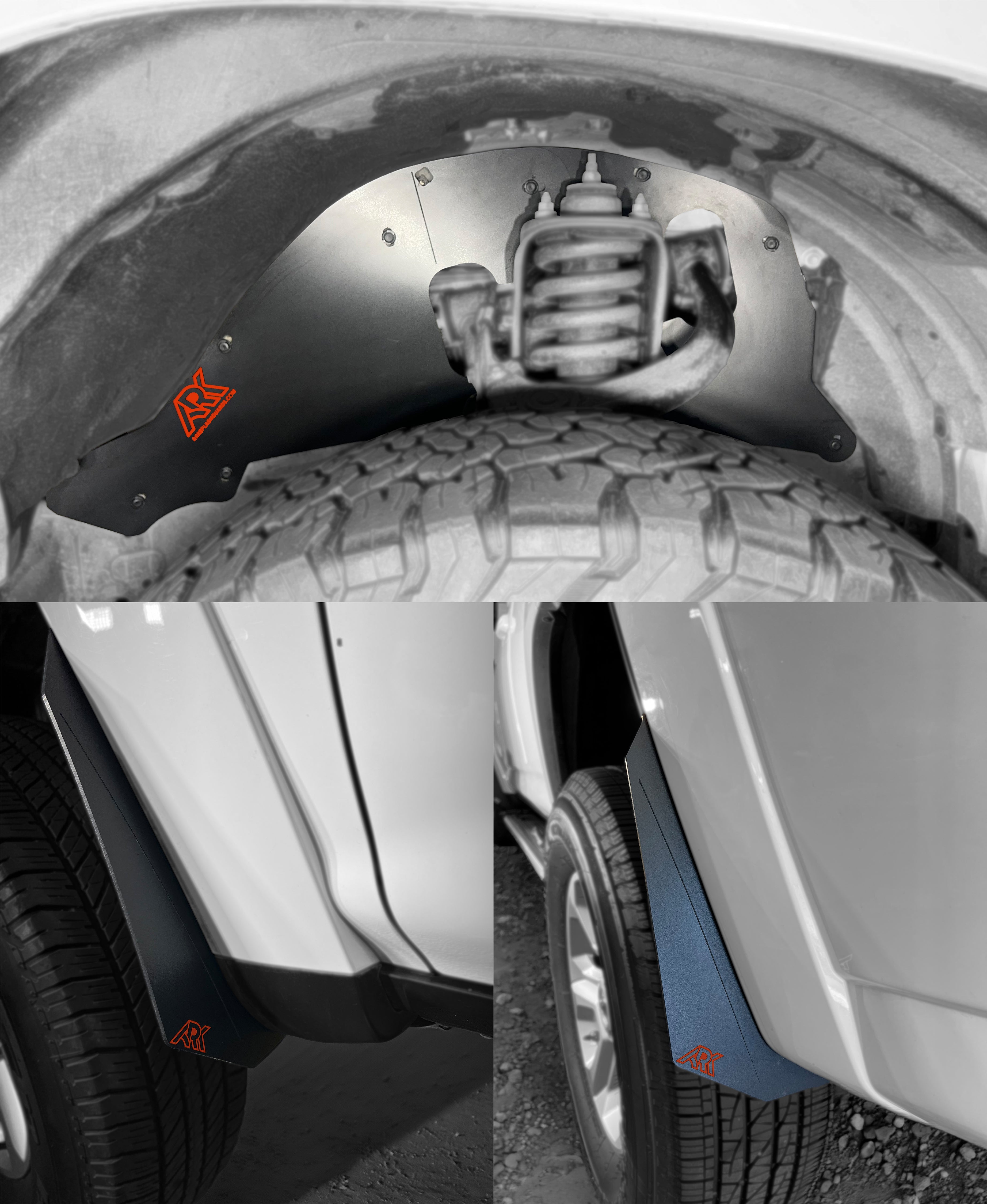 TriXpoly Splash Guards, Mud Flap & Micro Deletes For 2010-2024 Toyota 4Runner