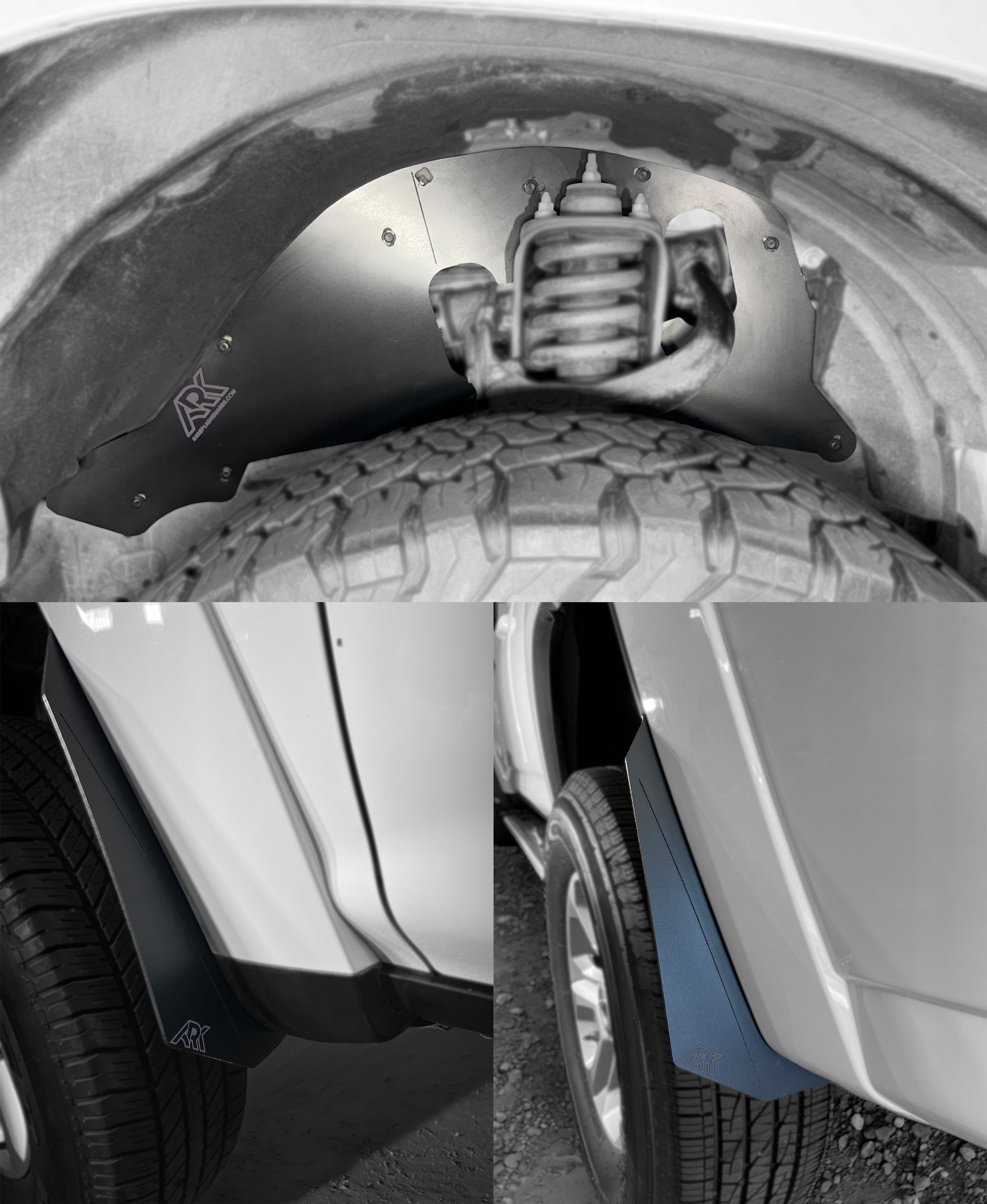 TriXpoly Splash Guards, Mud Flap & Micro Deletes For 2010-2024 Toyota 4Runner