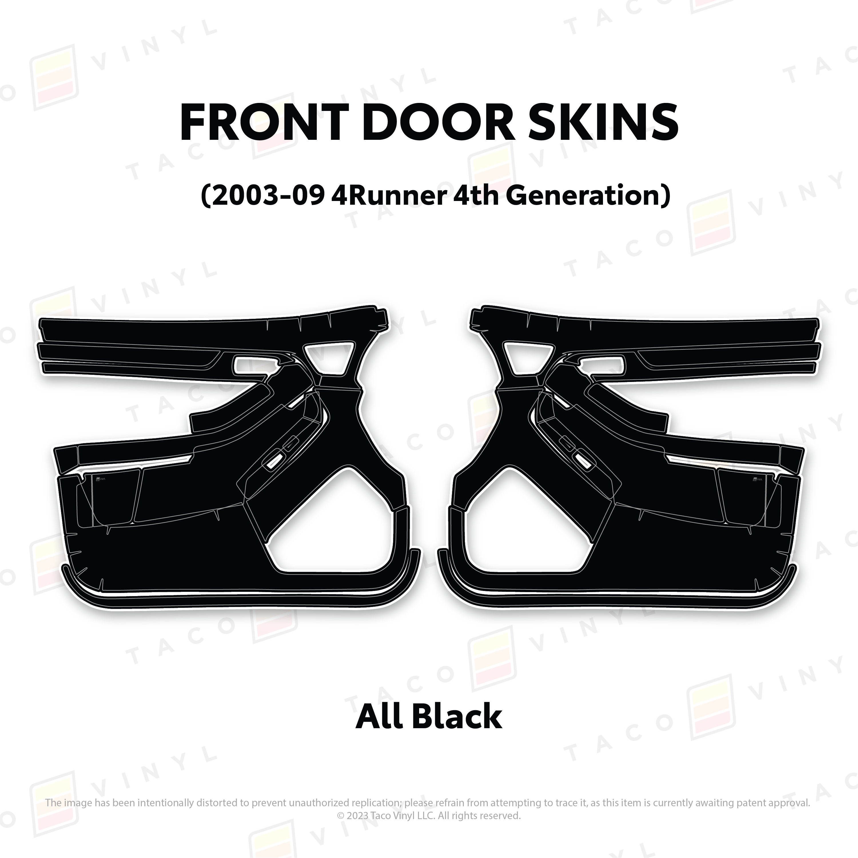 2003-2009 Door Skins For 4Runner