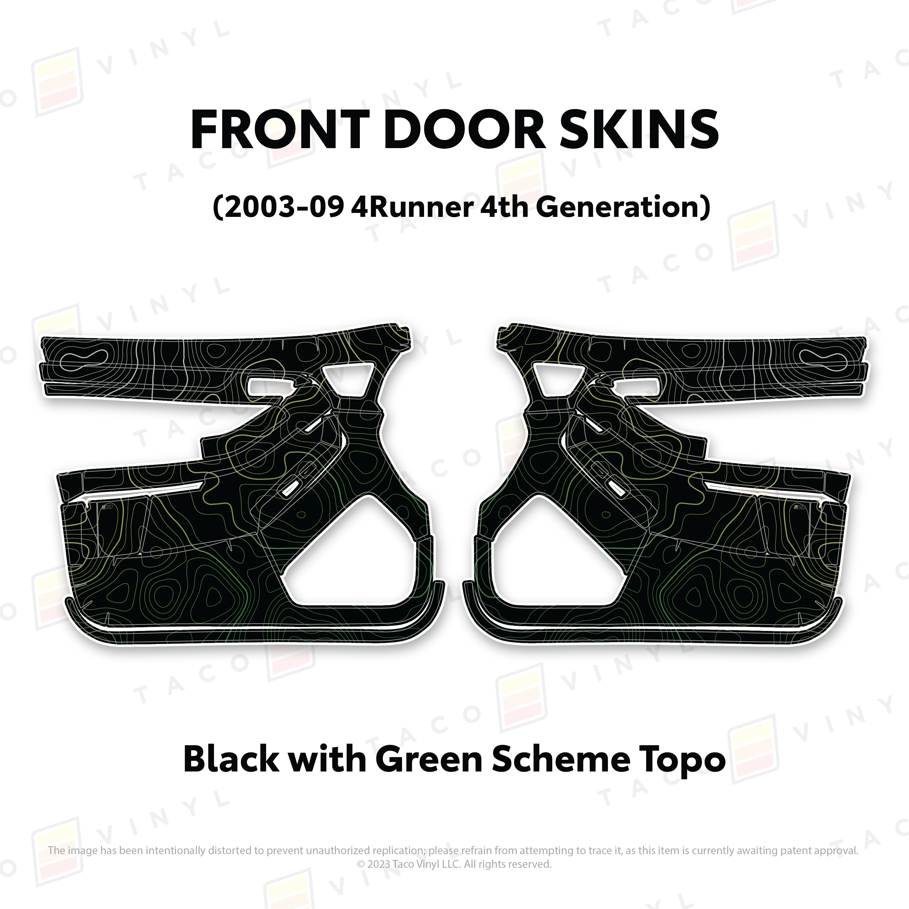 2003-2009 Door Skins For 4Runner