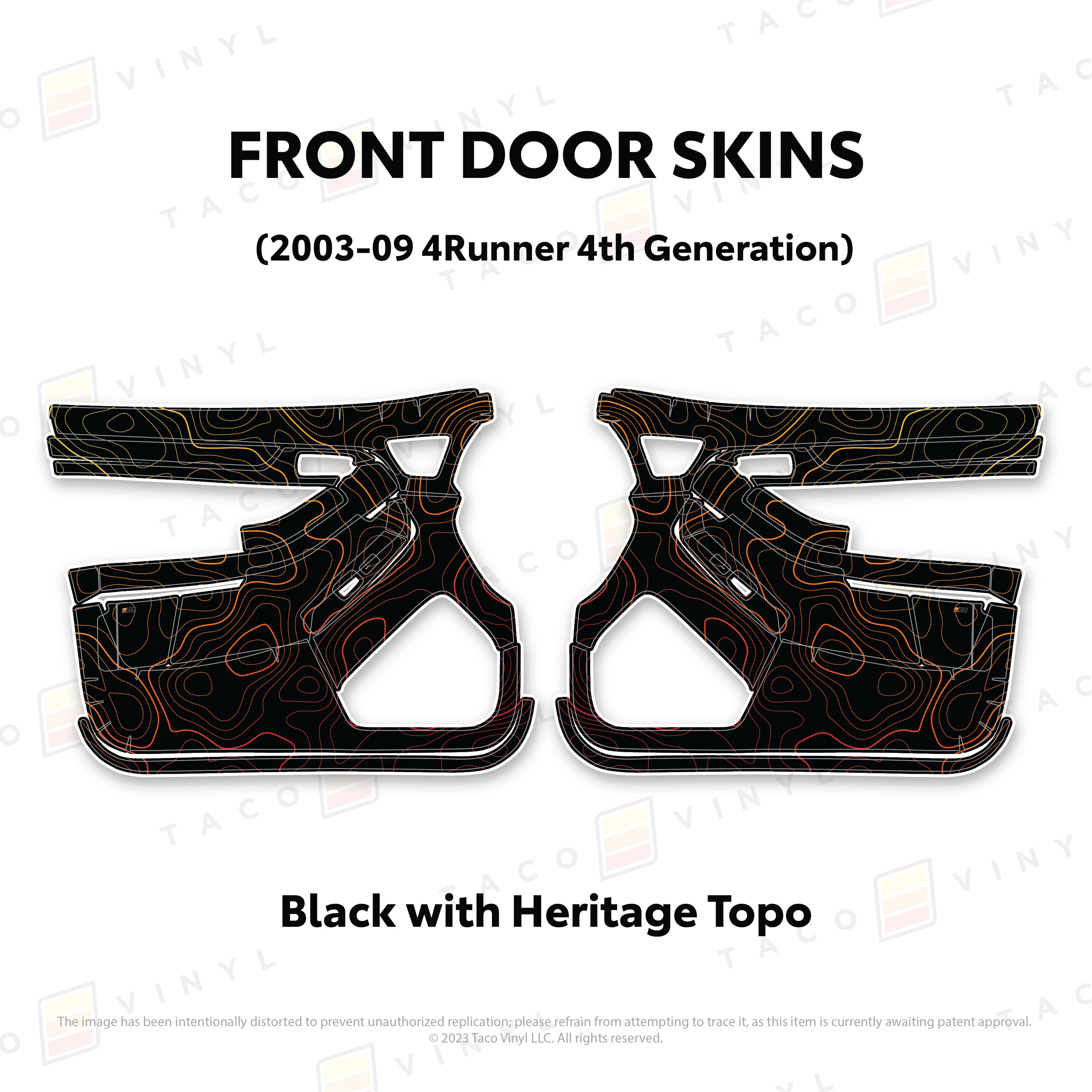 2003-2009 Door Skins For 4Runner