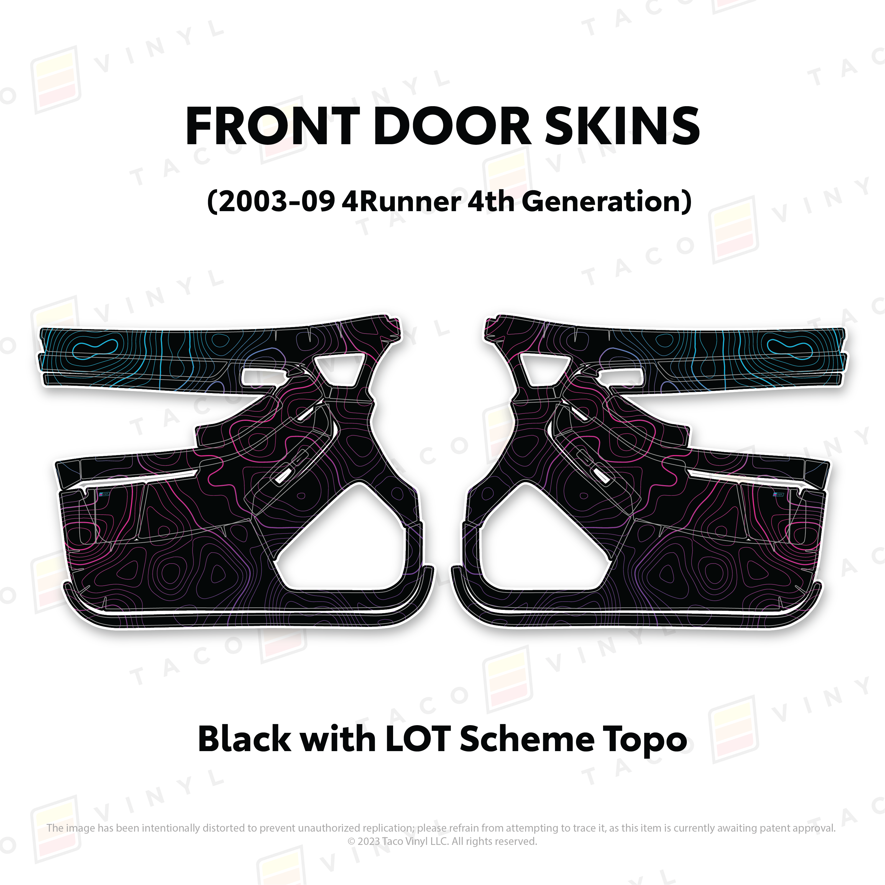 2003-2009 Door Skins For 4Runner