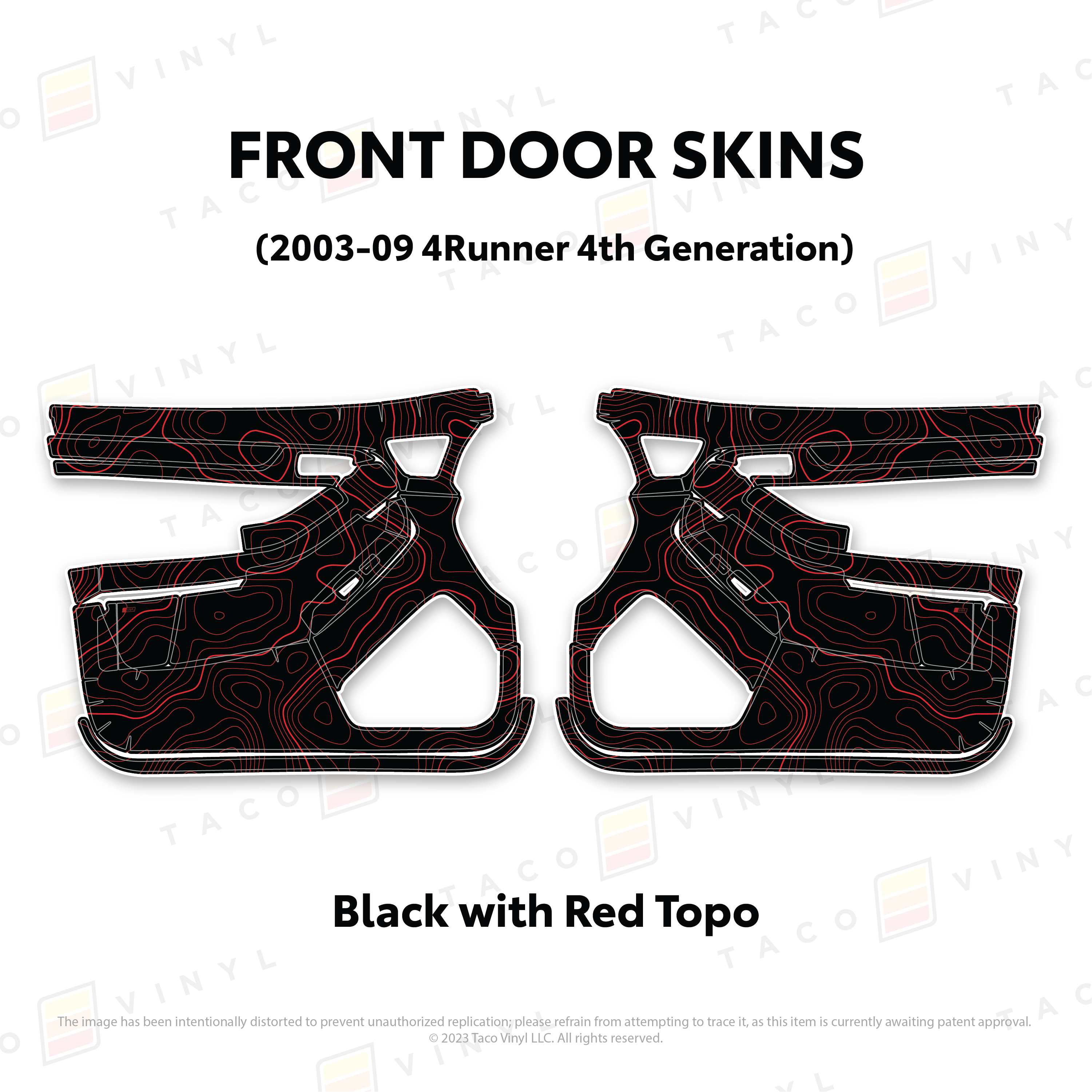 2003-2009 Door Skins For 4Runner