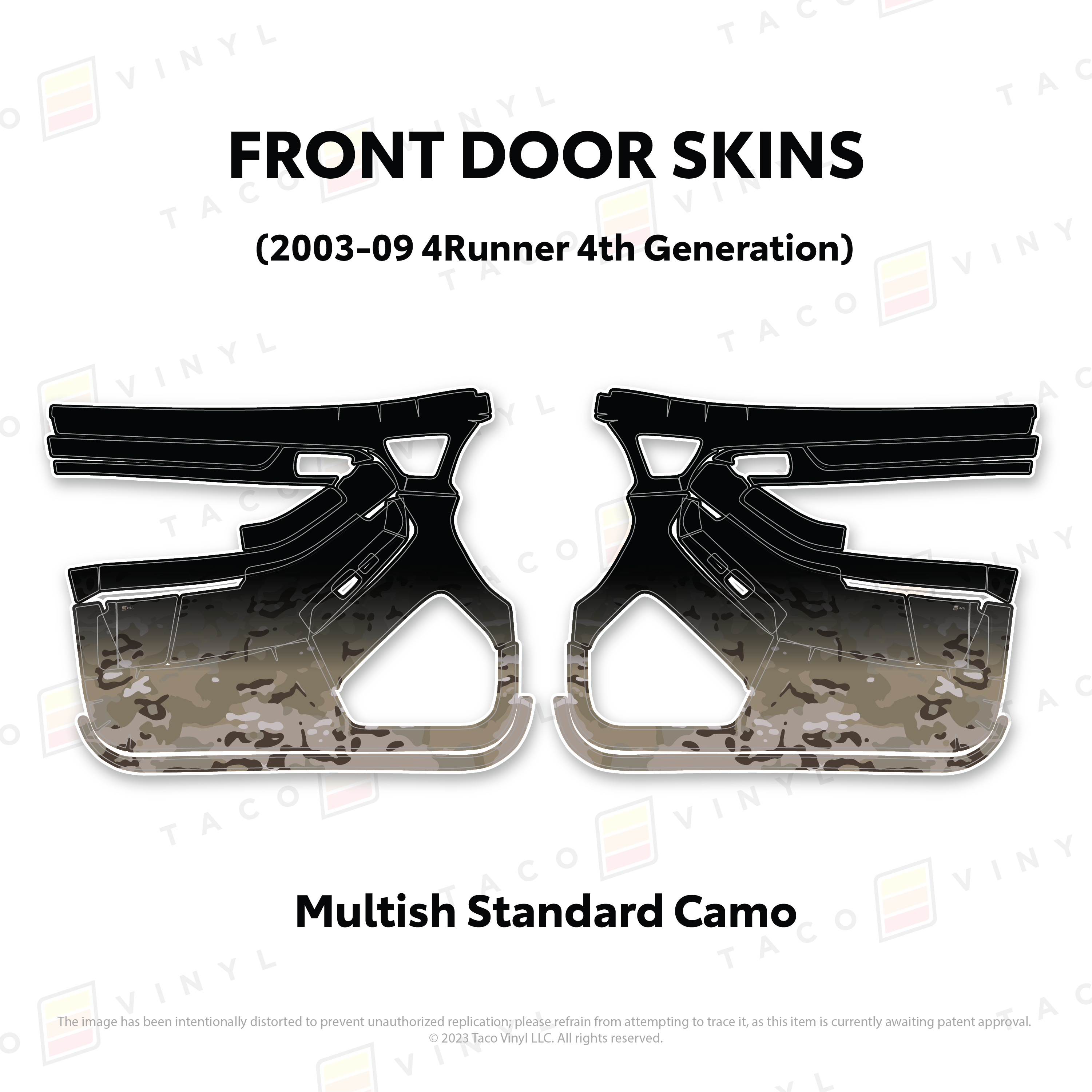 2003-2009 Door Skins For 4Runner