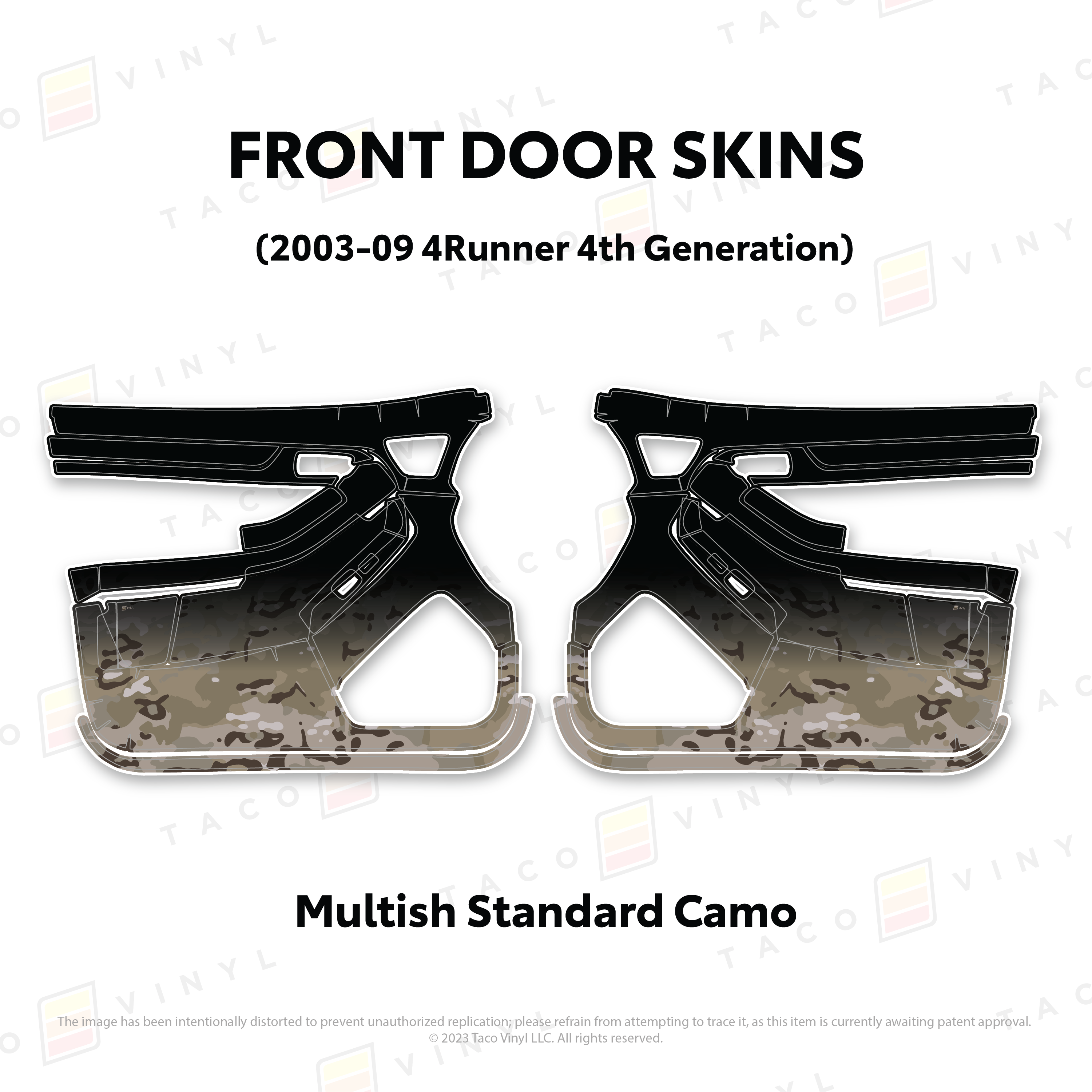 2003-2009 Door Skins For 4Runner