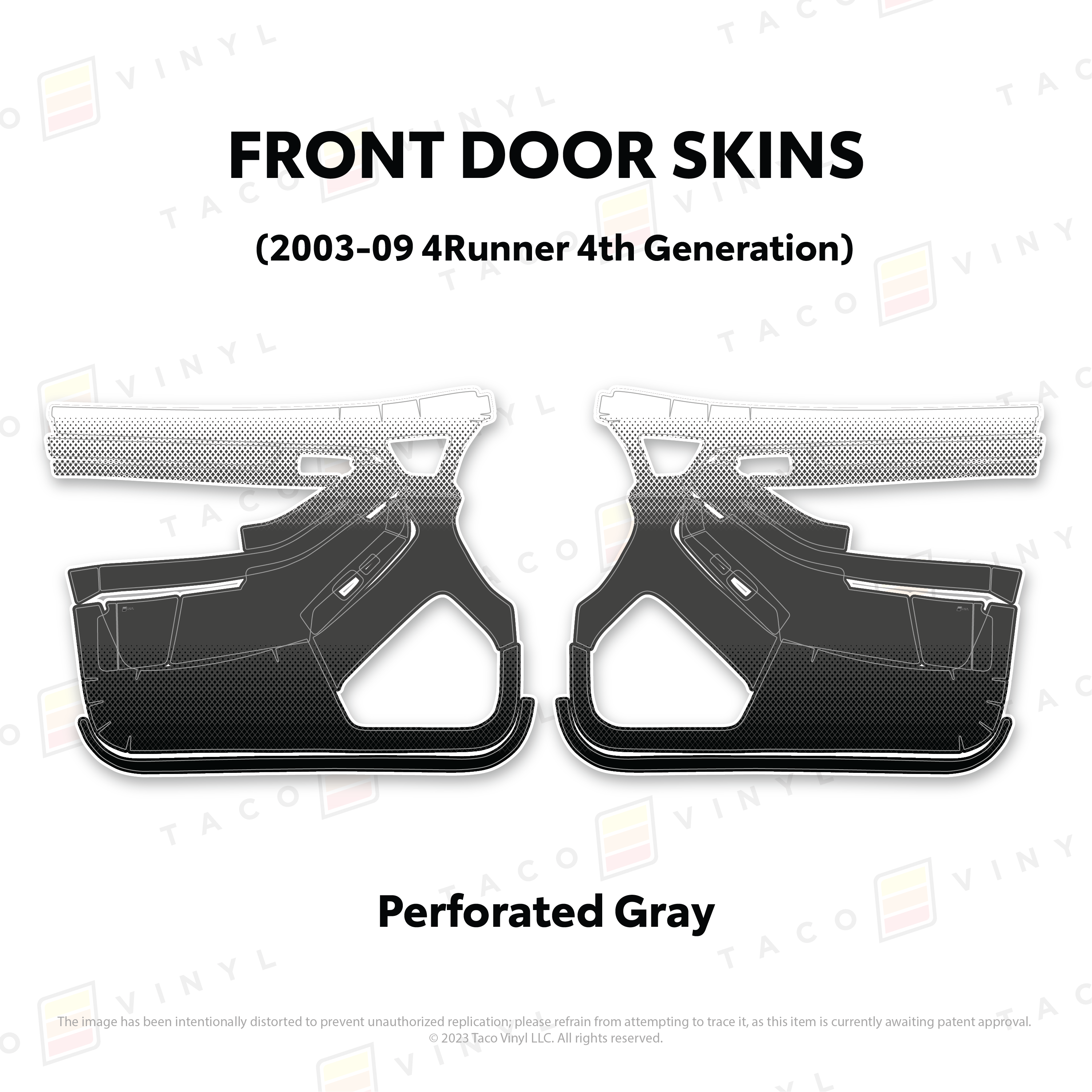 2003-2009 Door Skins For 4Runner
