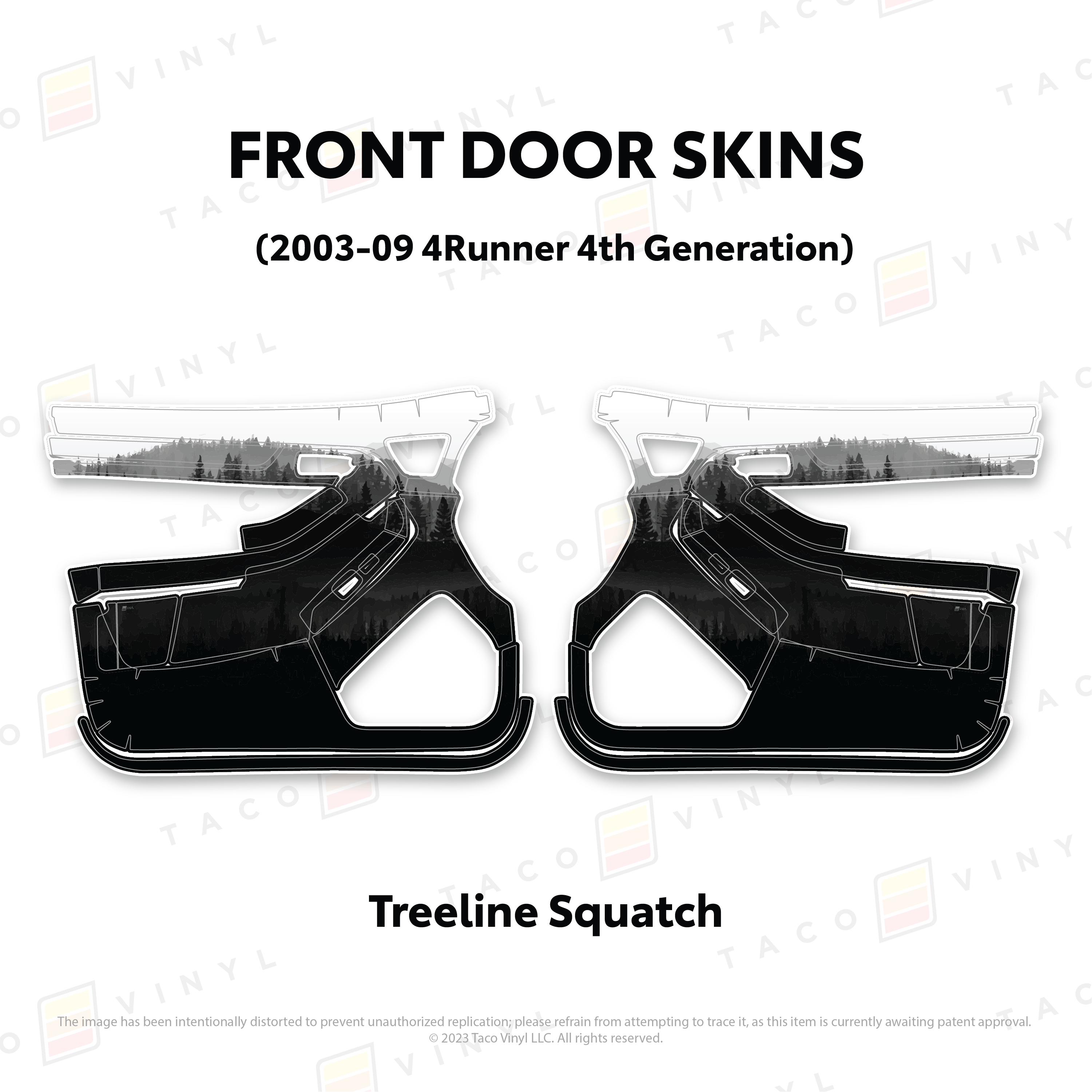 2003-2009 Door Skins For 4Runner
