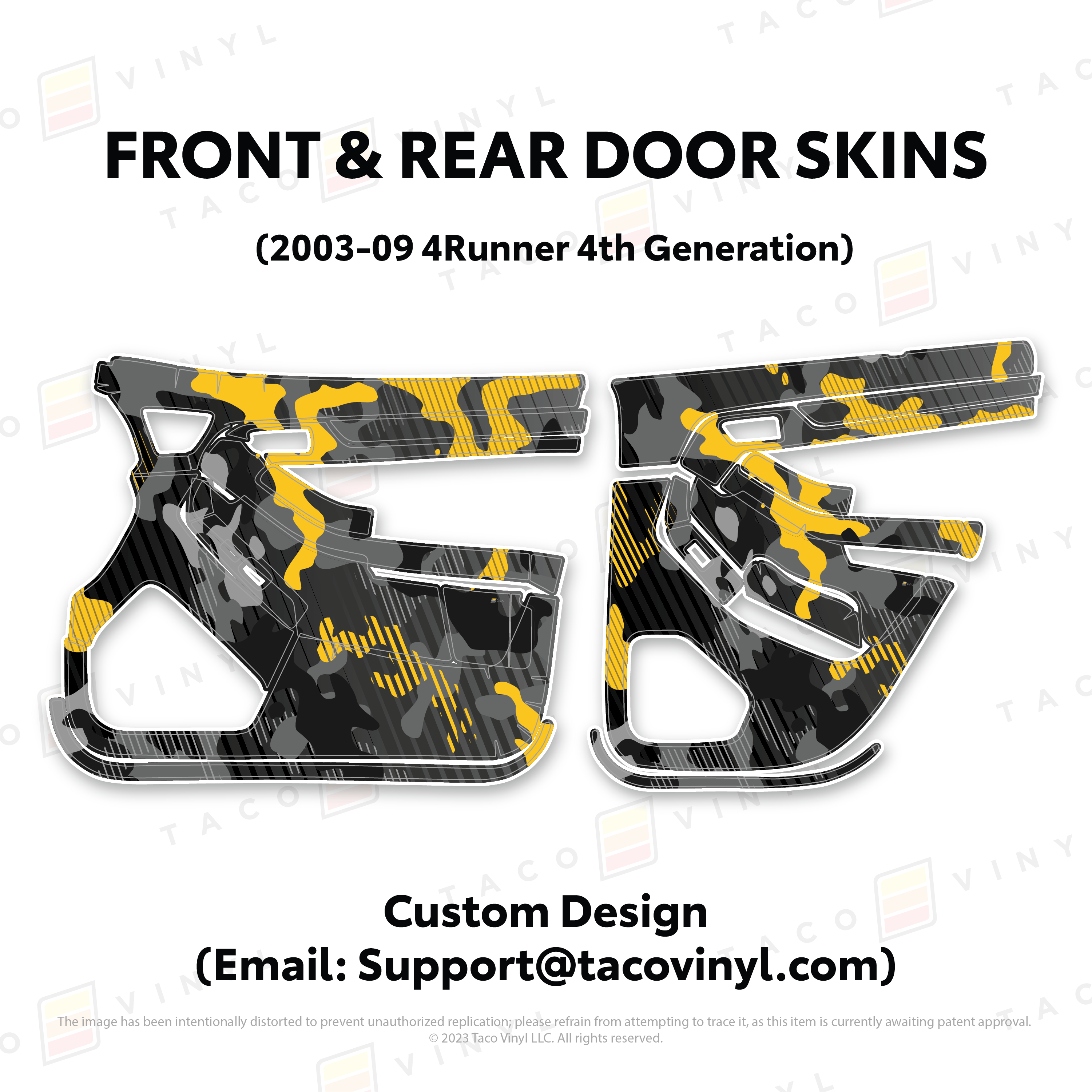 2003-2009 Door Skins For 4Runner