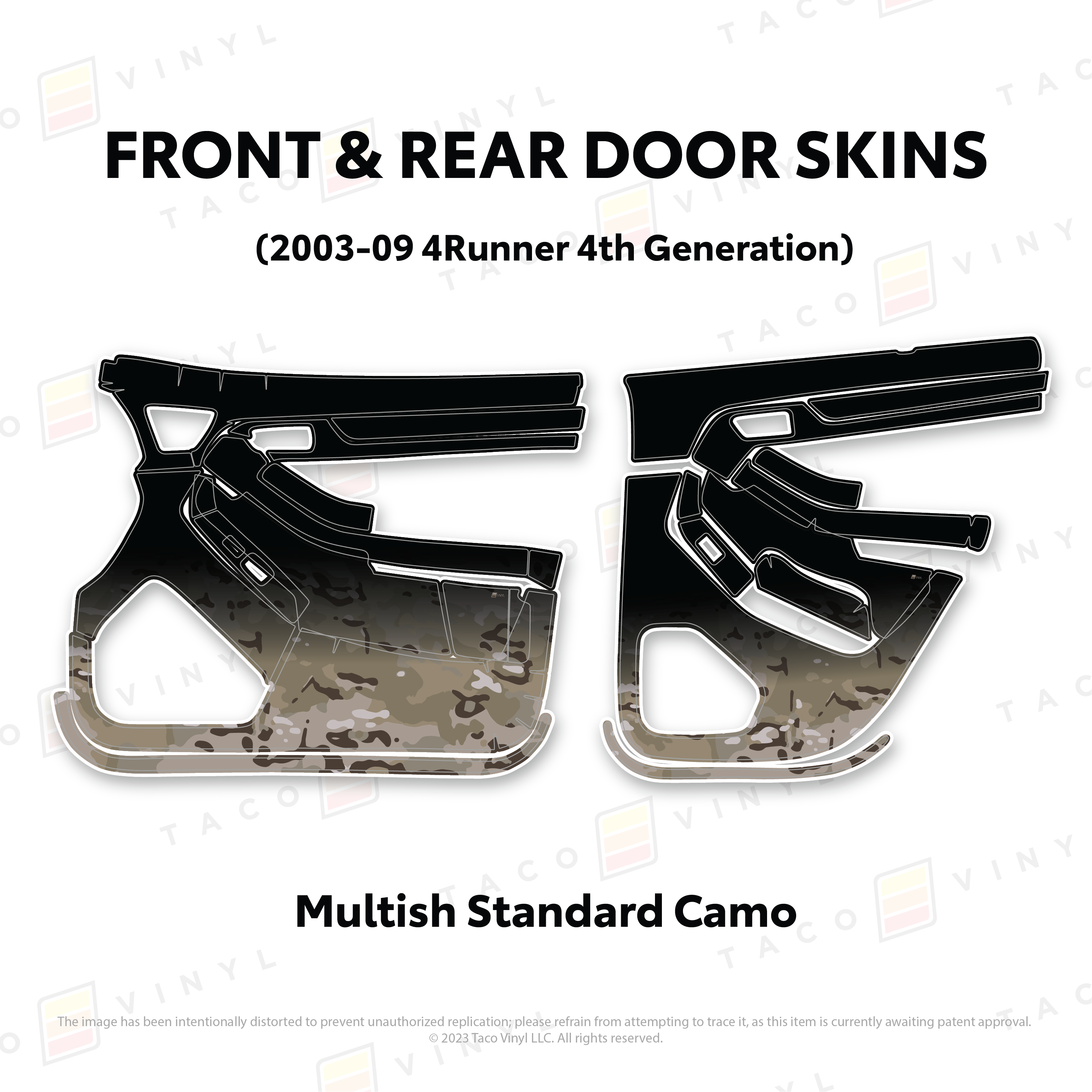 2003-2009 Door Skins For 4Runner