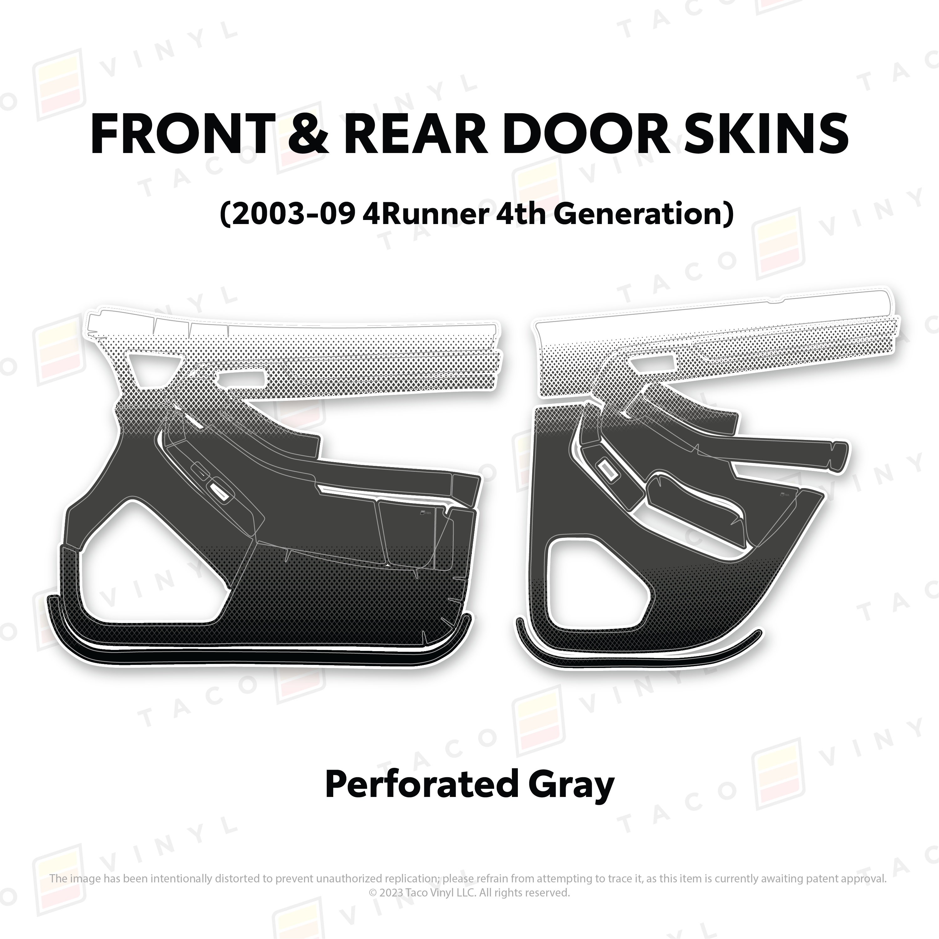 2003-2009 Door Skins For 4Runner