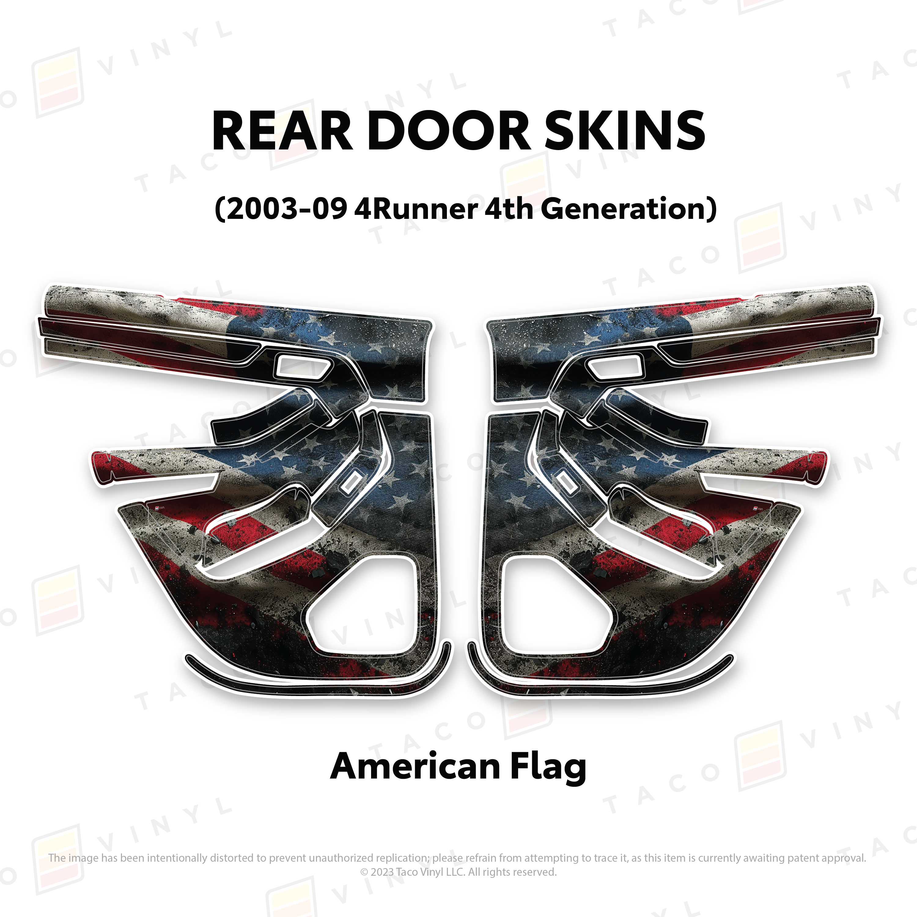 2003-2009 Door Skins For 4Runner