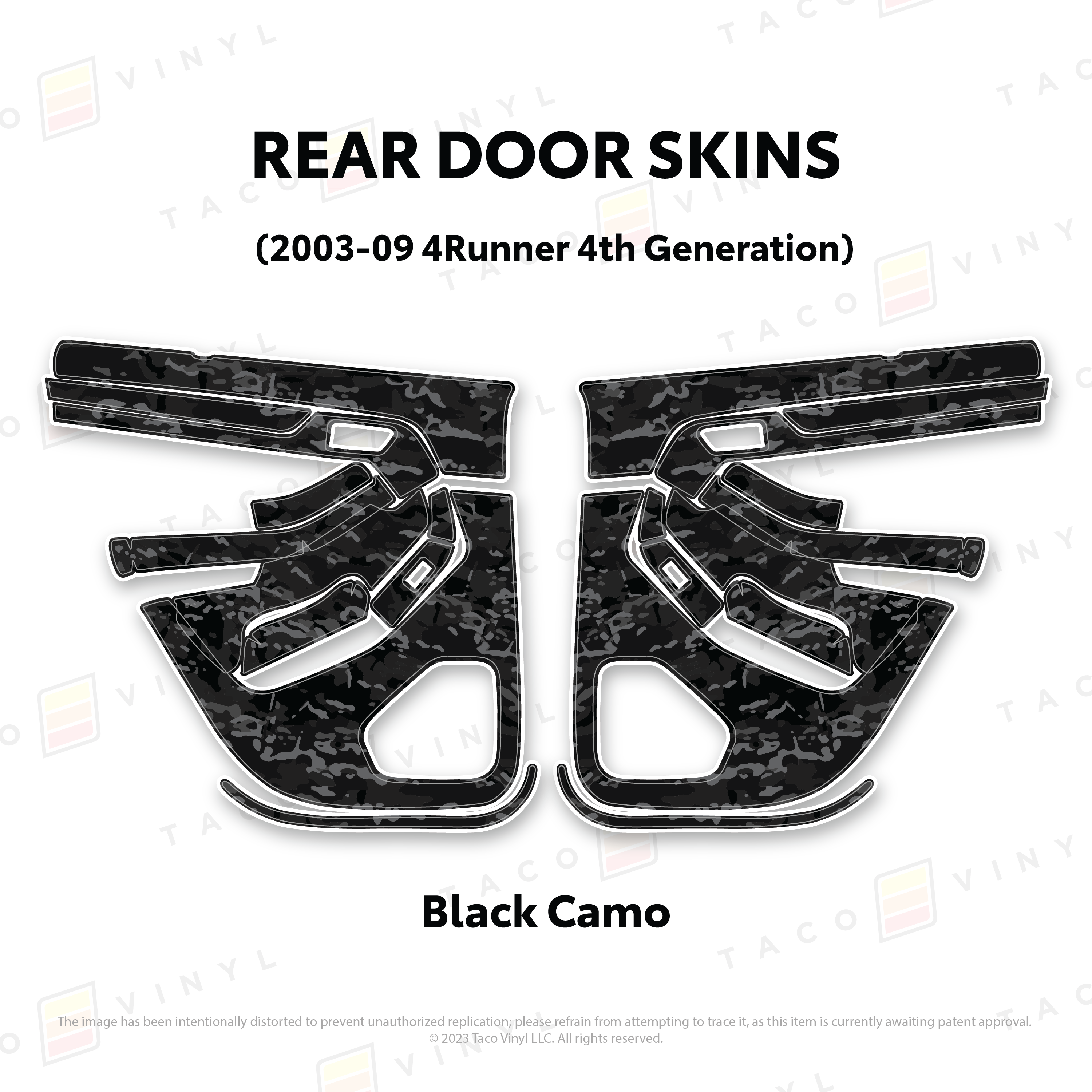 2003-2009 Door Skins For 4Runner