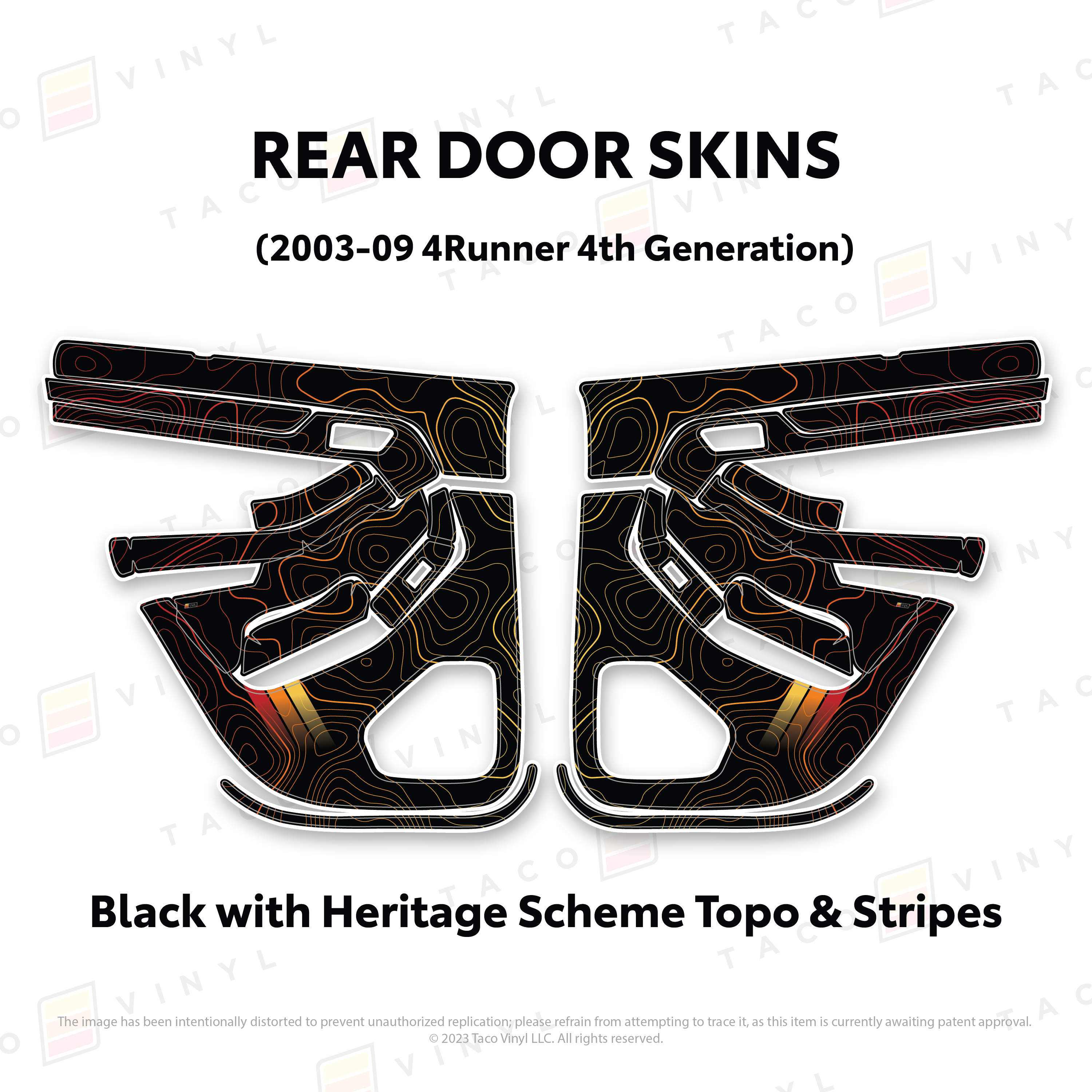 2003-2009 Door Skins For 4Runner