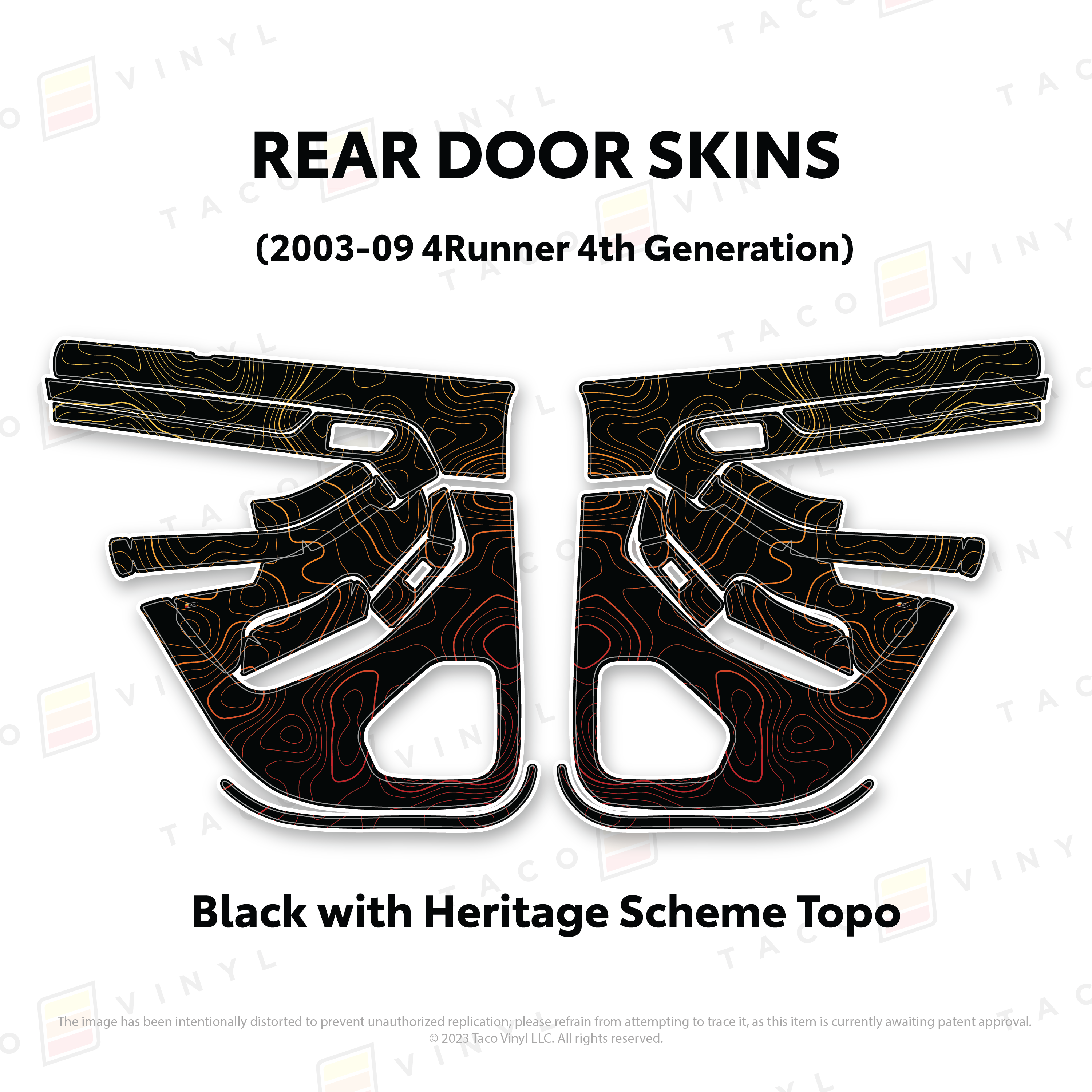 2003-2009 Door Skins For 4Runner
