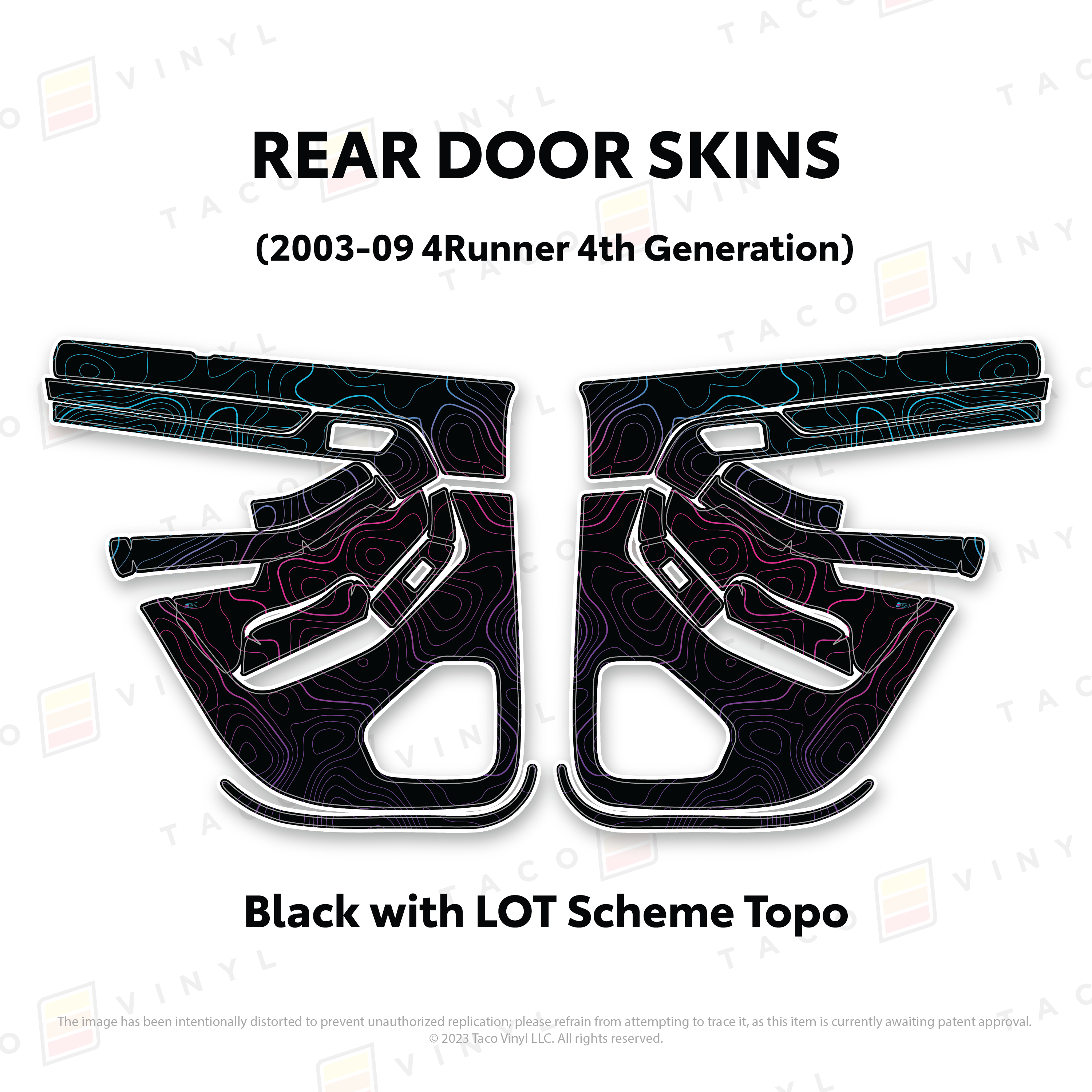 2003-2009 Door Skins For 4Runner