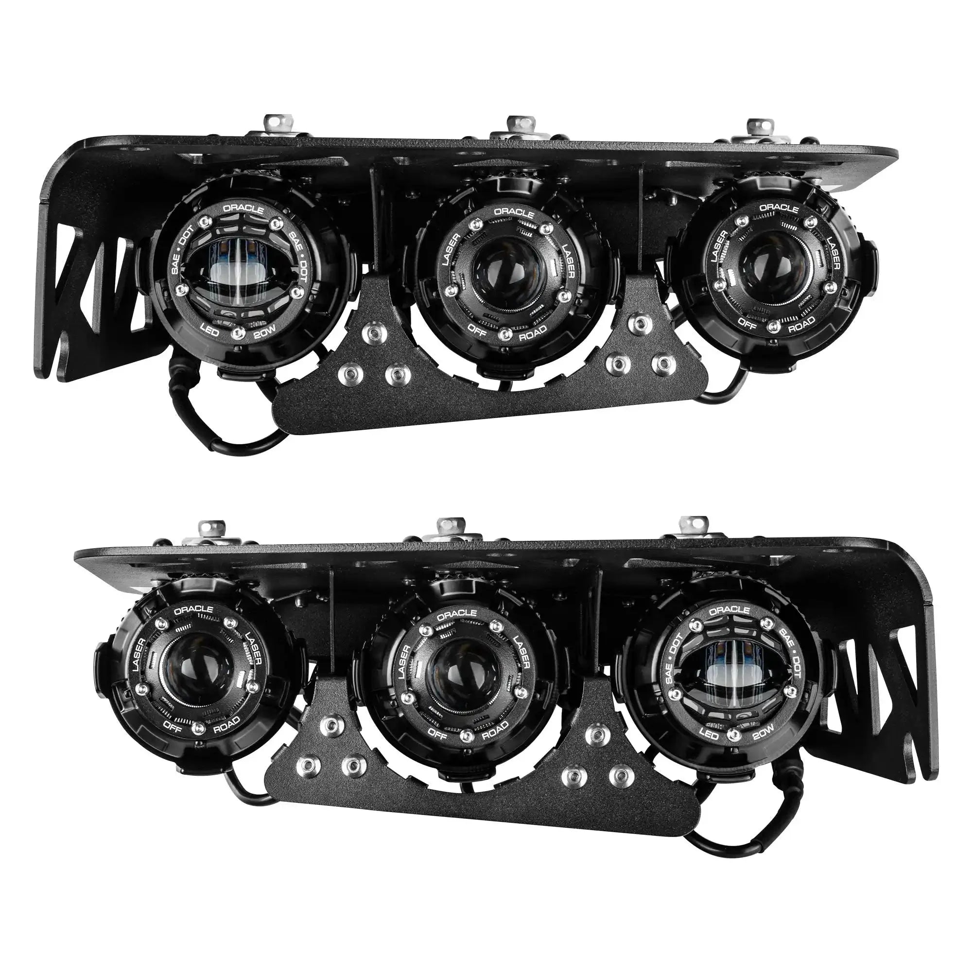 ORACLE Lighting 2021-2025 Ford Bronco Off Road LASER Auxiliary Lights + LED Fog Light Kit for Steel Bumper