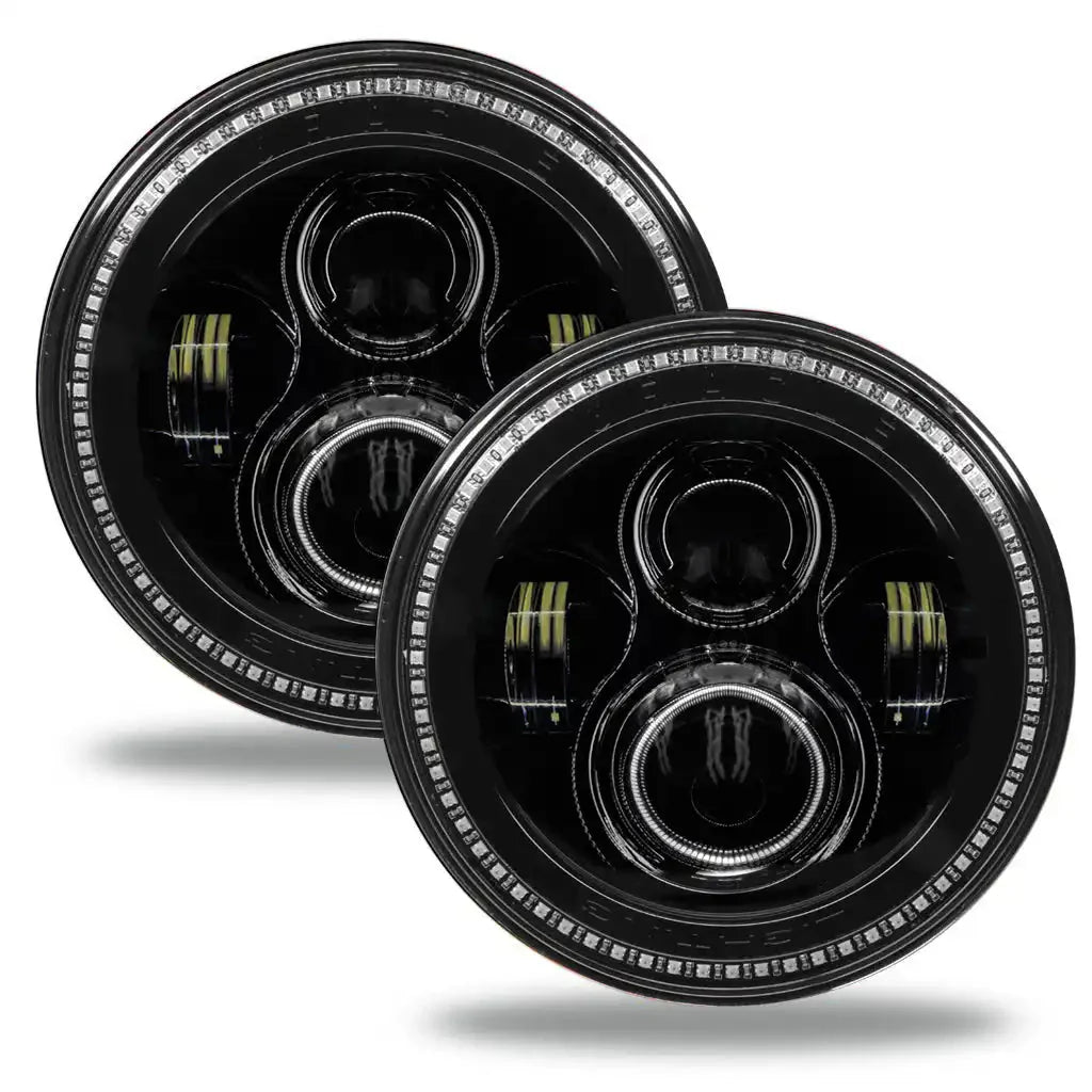 ORACLE Lighting For Jeep Wrangler JL/Gladiator JT Dynamic ColorSHIFT® 7" High Powered LED Headlights (Pair)