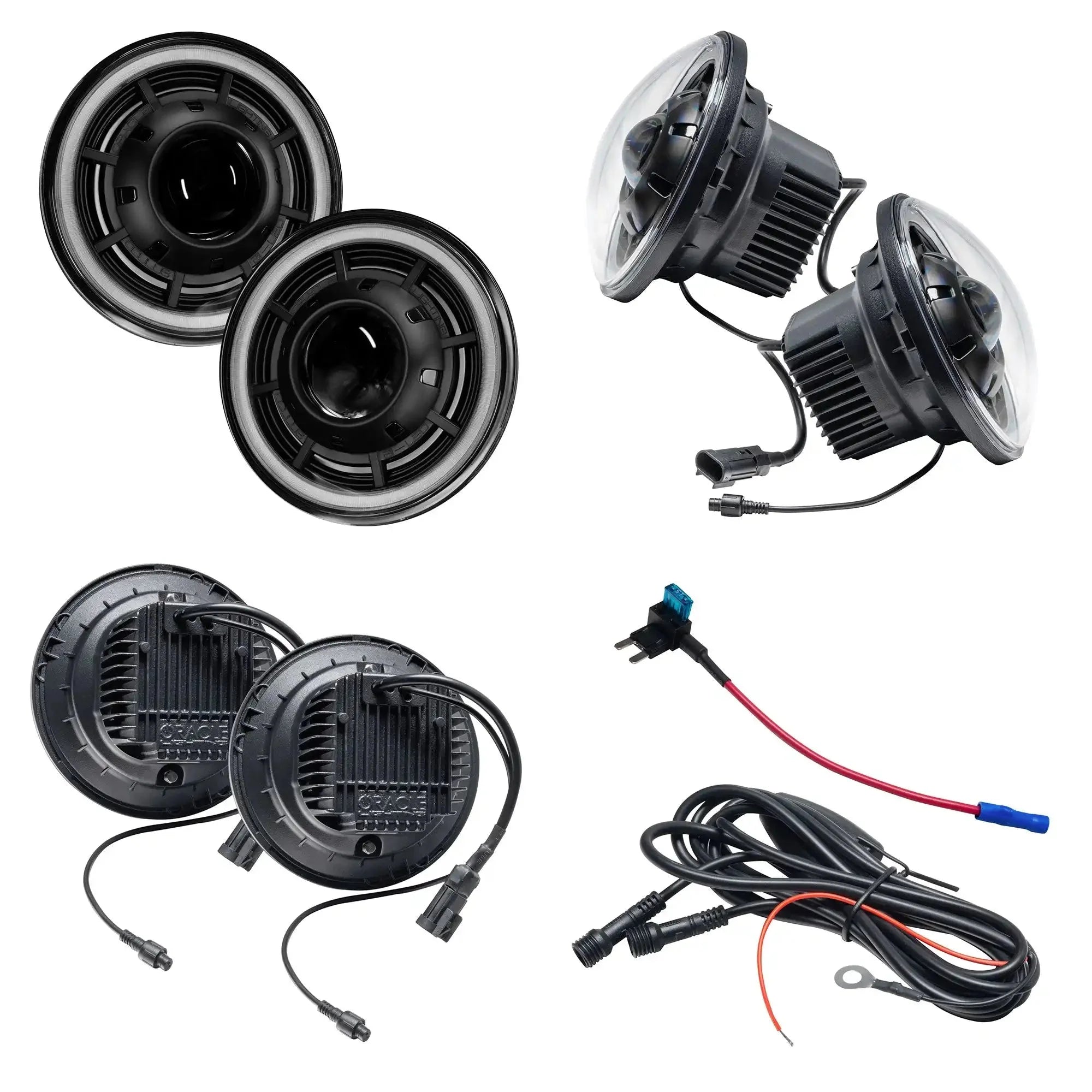 ORACLE Lighting Oculus™ 7" Bi-LED Projector Headlights for Jeep Wrangler JK 07-18