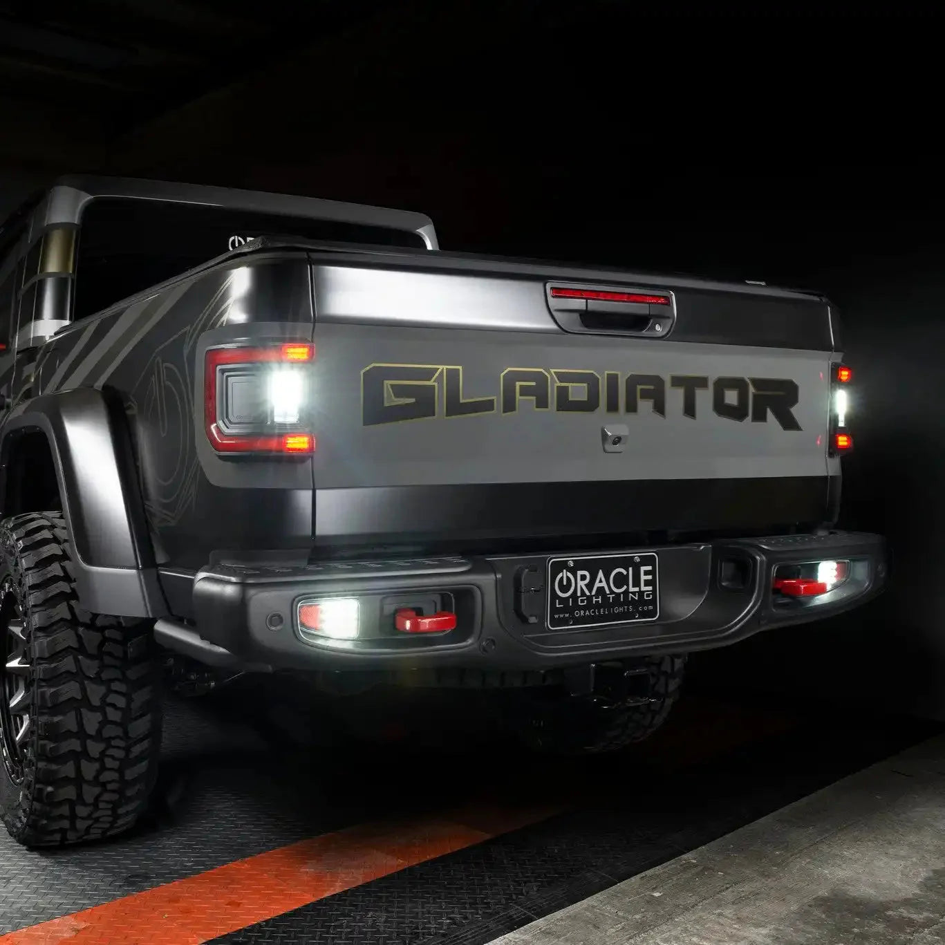 Rear Bumper LED Reverse Lights For 2020-2025 Jeep Gladiator JT | 1,500 Lumens