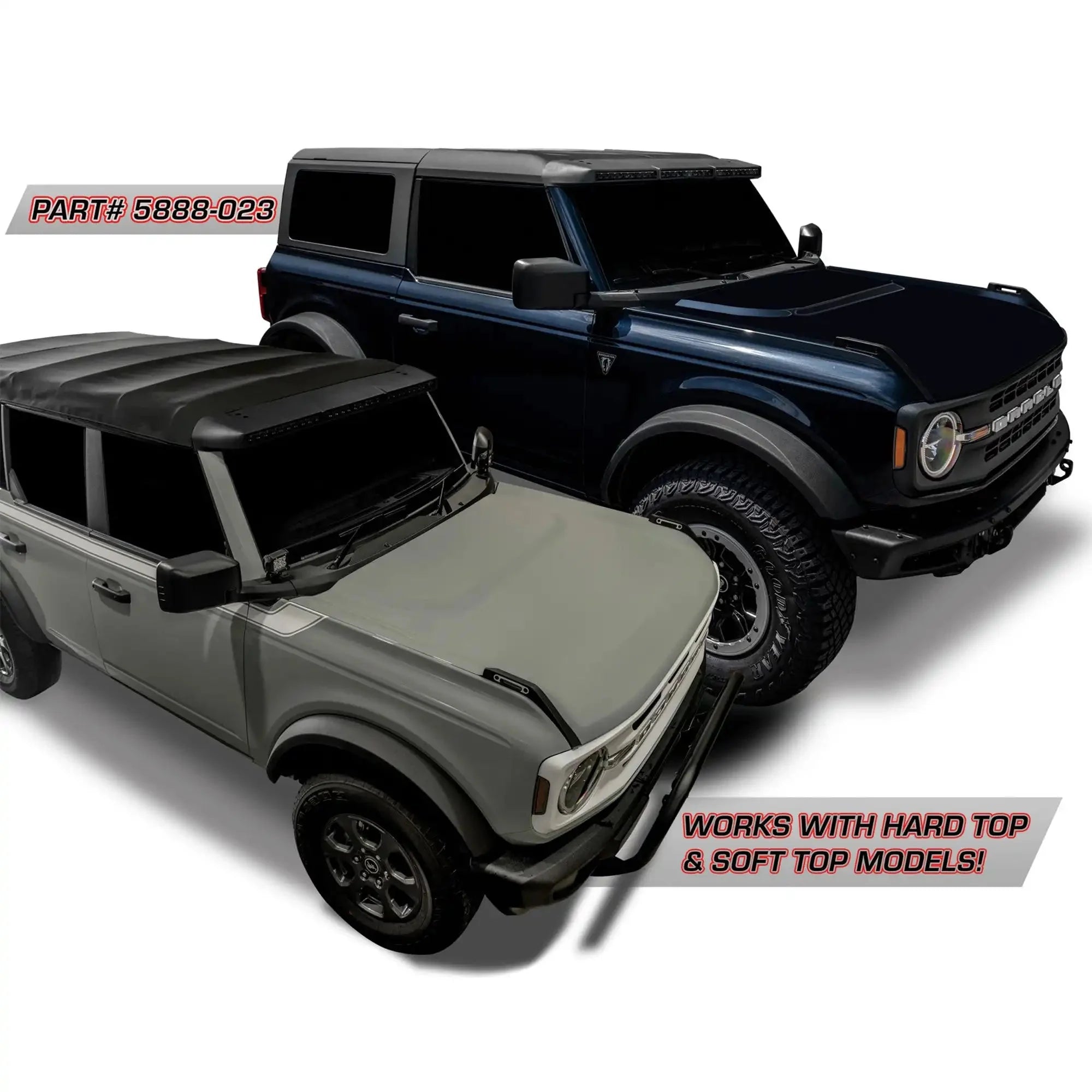 Integrated Roof LED Light Bar For Ford Bronco | ORACLE 18,000 Lumens 240W