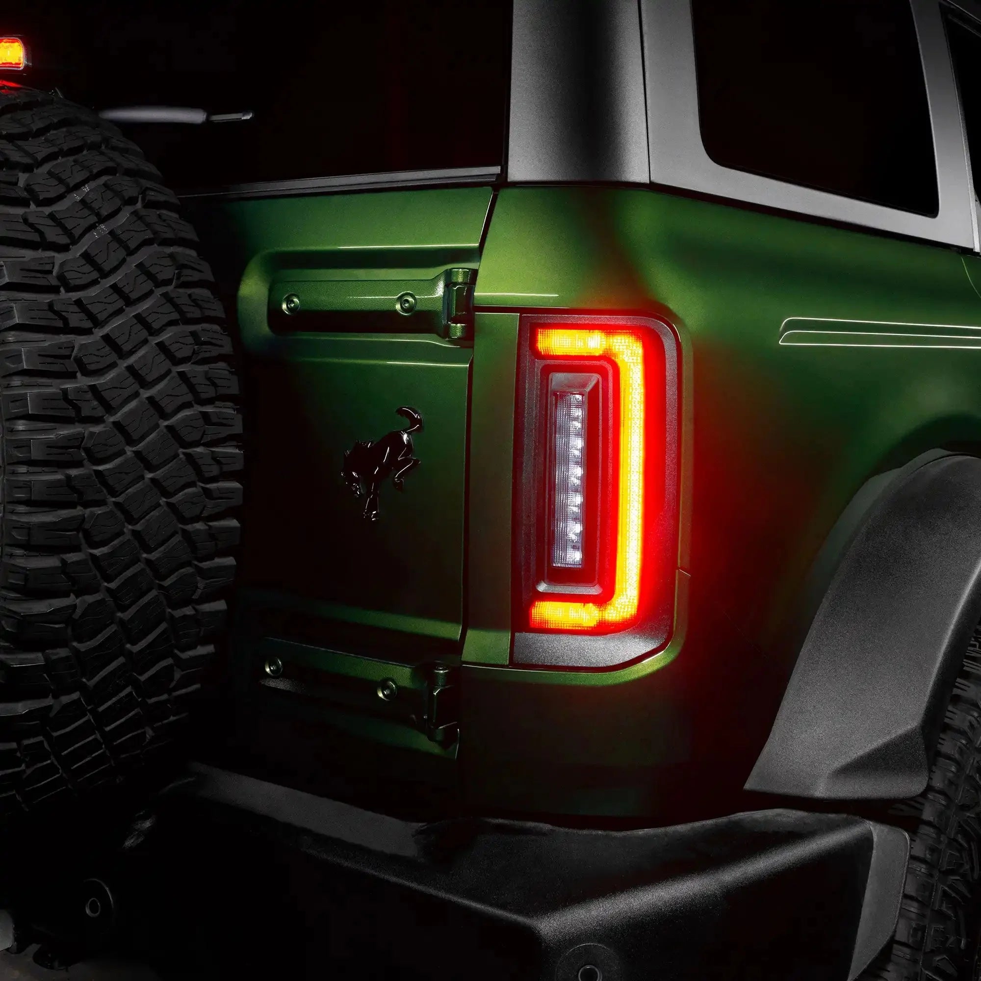 V2 | Flush Mount LED Tail Lights For 2021-2025 Ford Bronco - Low Profile | 1,400 Lumens