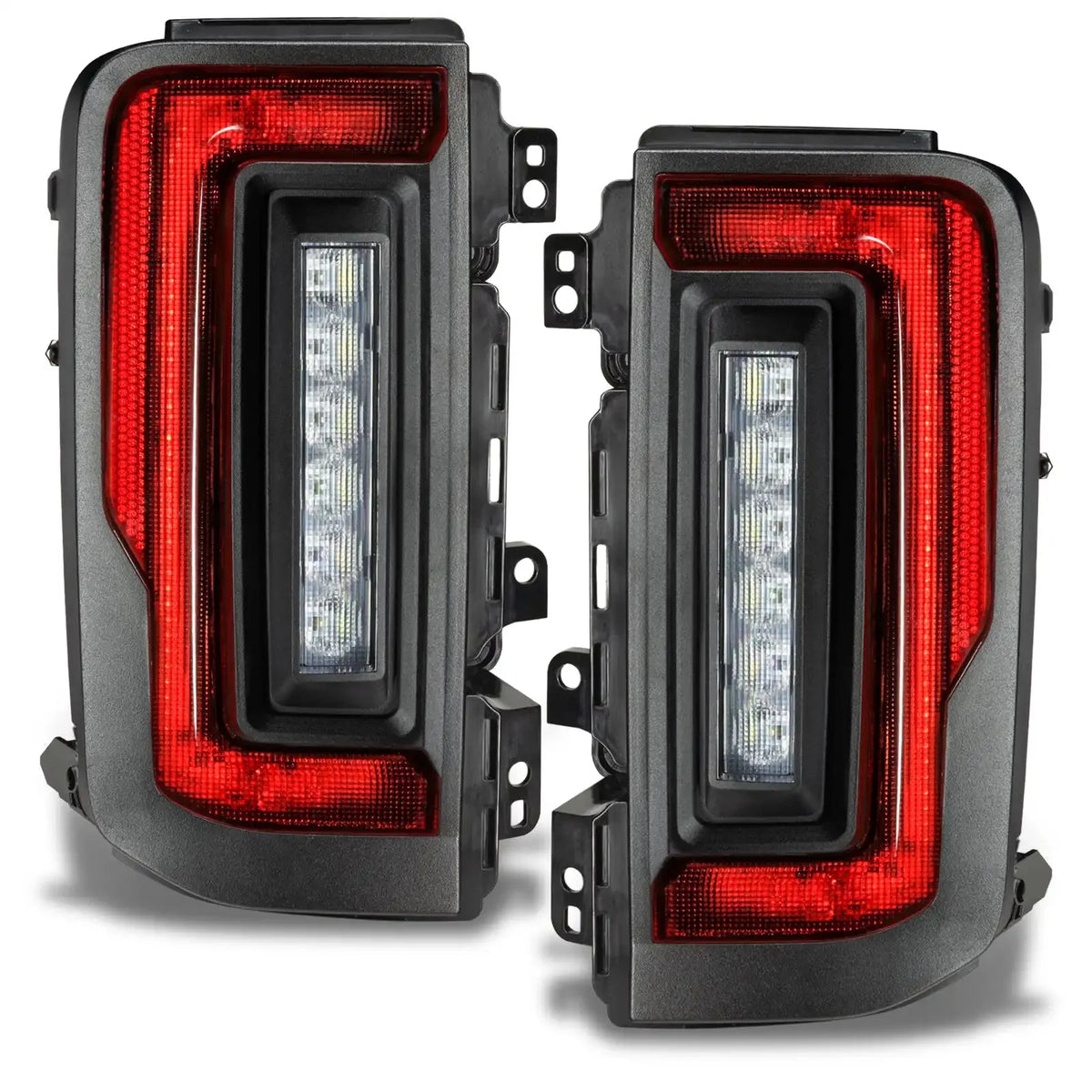 V2 | Flush Mount LED Tail Lights For 2021-2025 Ford Bronco - Low Profile | 1,400 Lumens