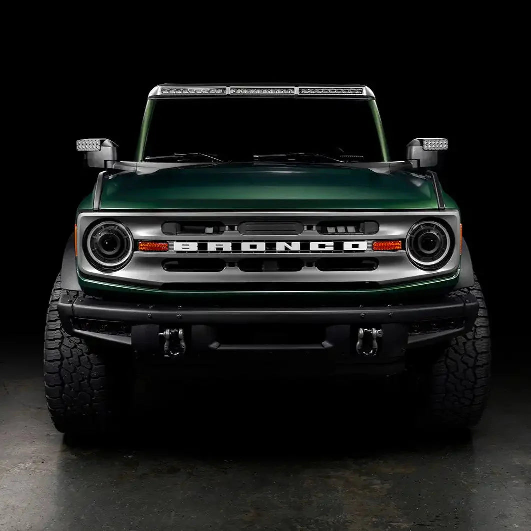 LED Off-Road Side Mirrors For 2021-2026 Ford Bronco - Peripheral Ditch Lights (2200+ Lumens)