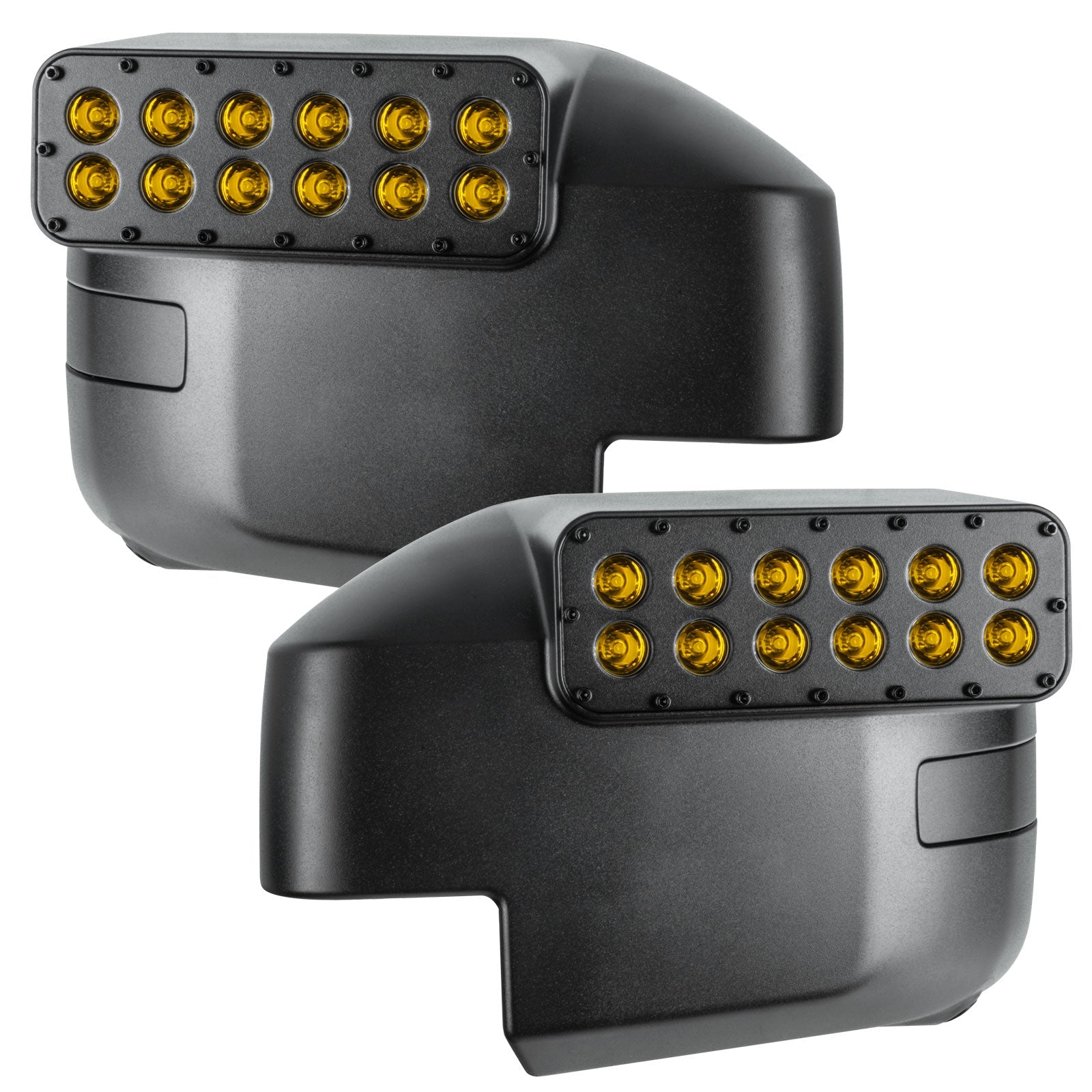 LED Off-Road Side Mirrors For 2021-2026 Ford Bronco - Peripheral Ditch Lights (2200+ Lumens)