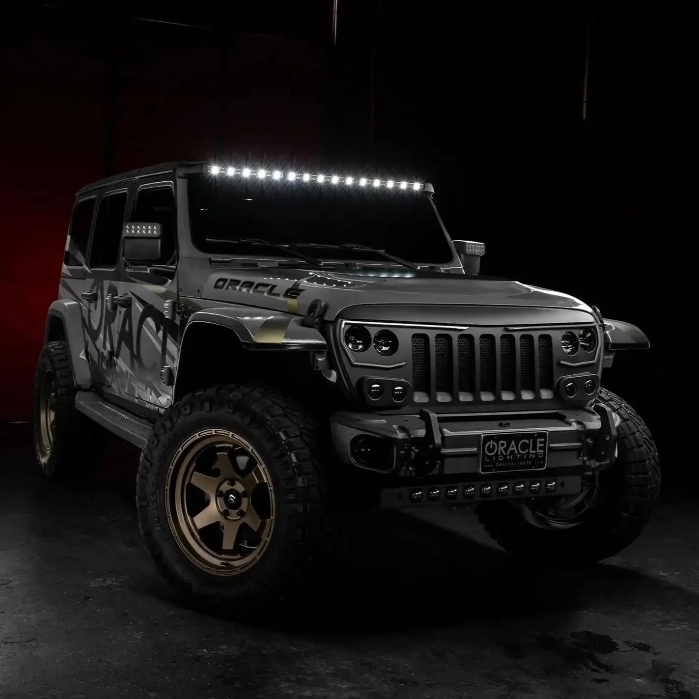 Integrated Roof LED Light Bar For Jeep JL/JT | ORACLE 18,000 Lumens 240W