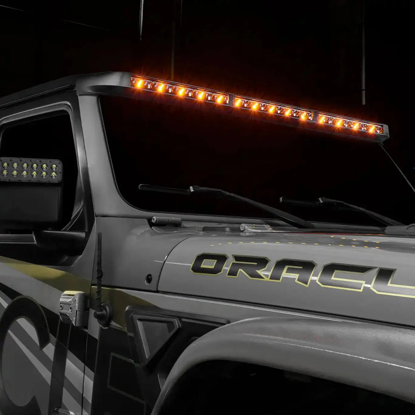 Integrated Roof LED Light Bar For Jeep JL/JT | ORACLE 18,000 Lumens 240W