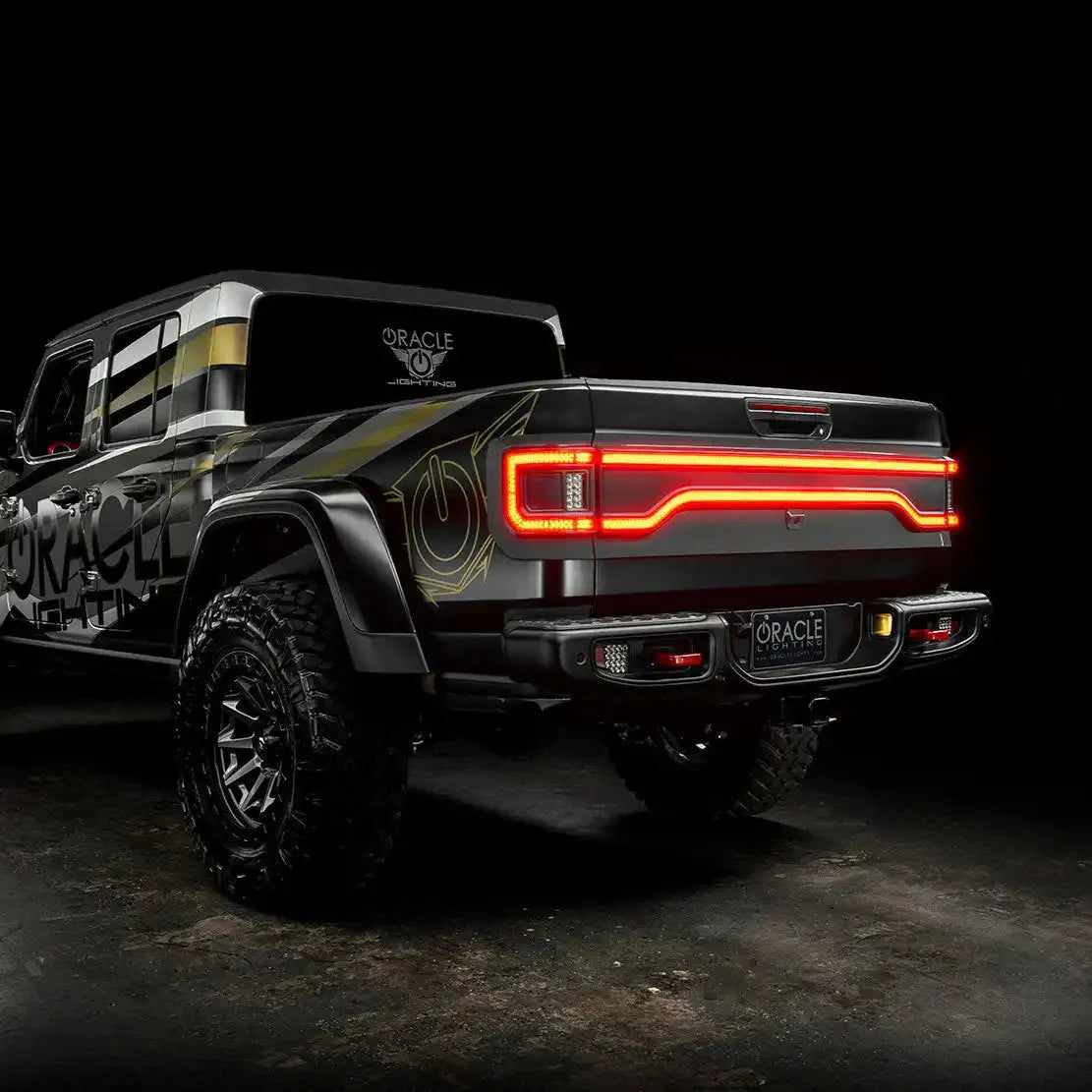 Racetrack LED Tailgate Panel Light For 2020-2025 Jeep Gladiator JT
